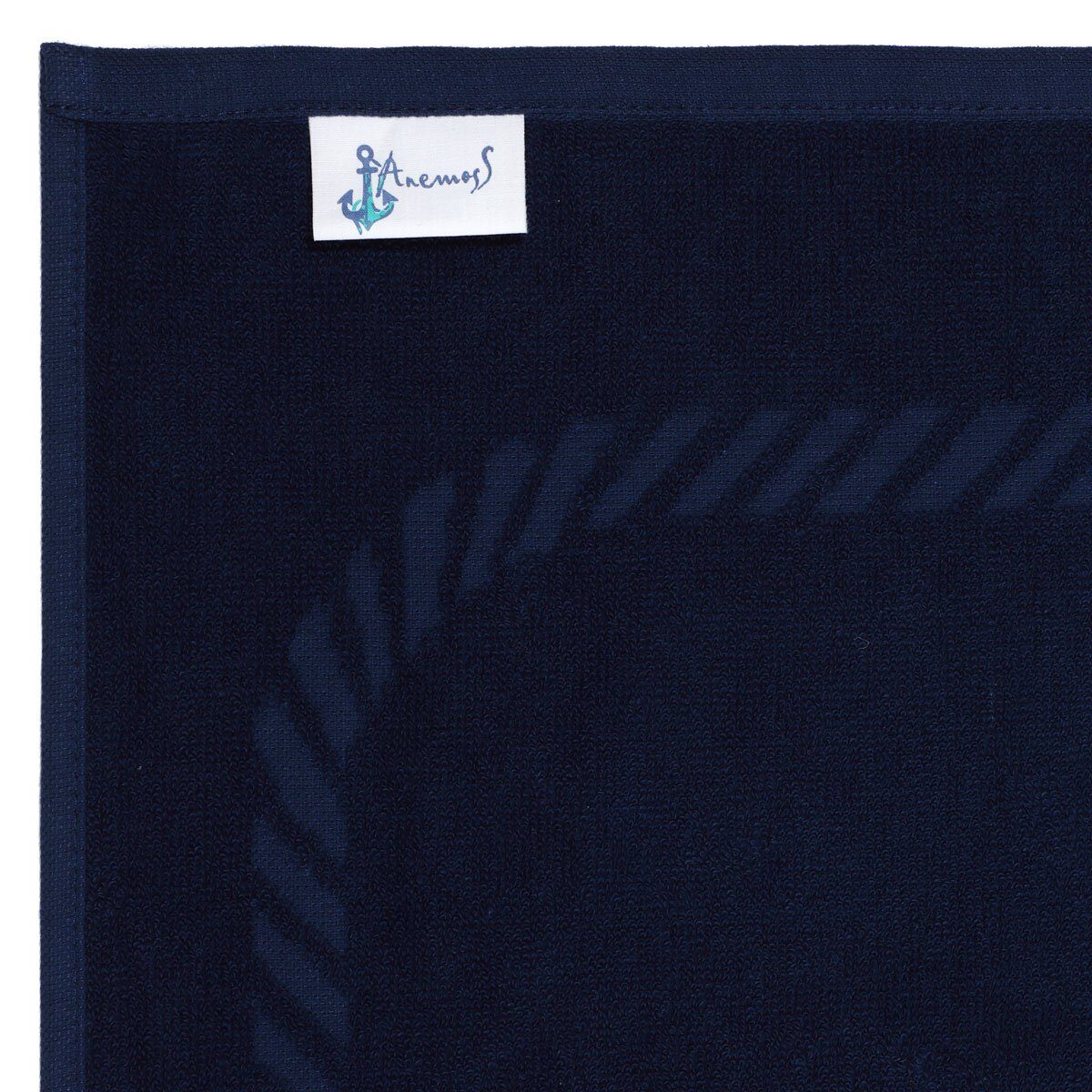 ANEMOSS Anemoss Strandhandtuch Strandtücher Marineblau cm 70x140 Sailor Knot