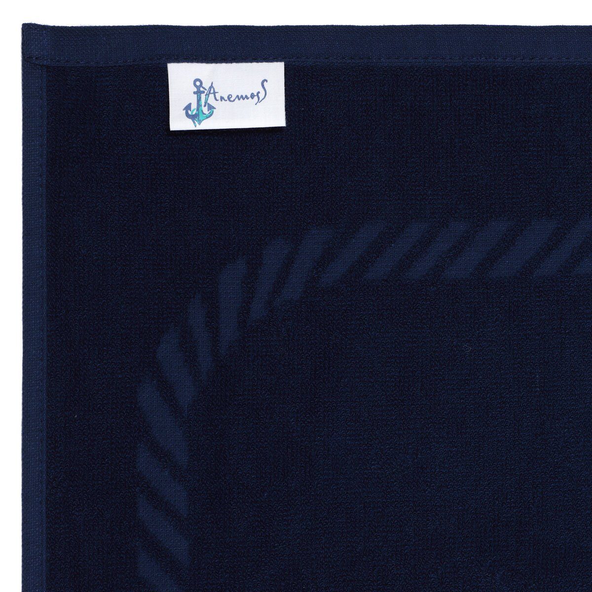 cm Sailor Anemoss 70x140 Strandtücher Knot Marineblau ANEMOSS Strandhandtuch