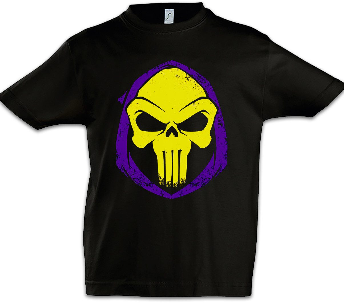 Print-Shirt Punish Eternis Skull Kinder T-Shirt Vigilante Masters Logo Schädel
