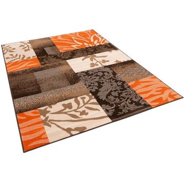 Designteppich Designer Teppich Samba Modern Karo, Pergamon, Rechteckig, Höhe: 6 mm