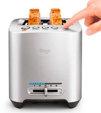 Sage Toaster the Smart Toast, STA825BAL, 2 kurze Schlitze, 1000 W
