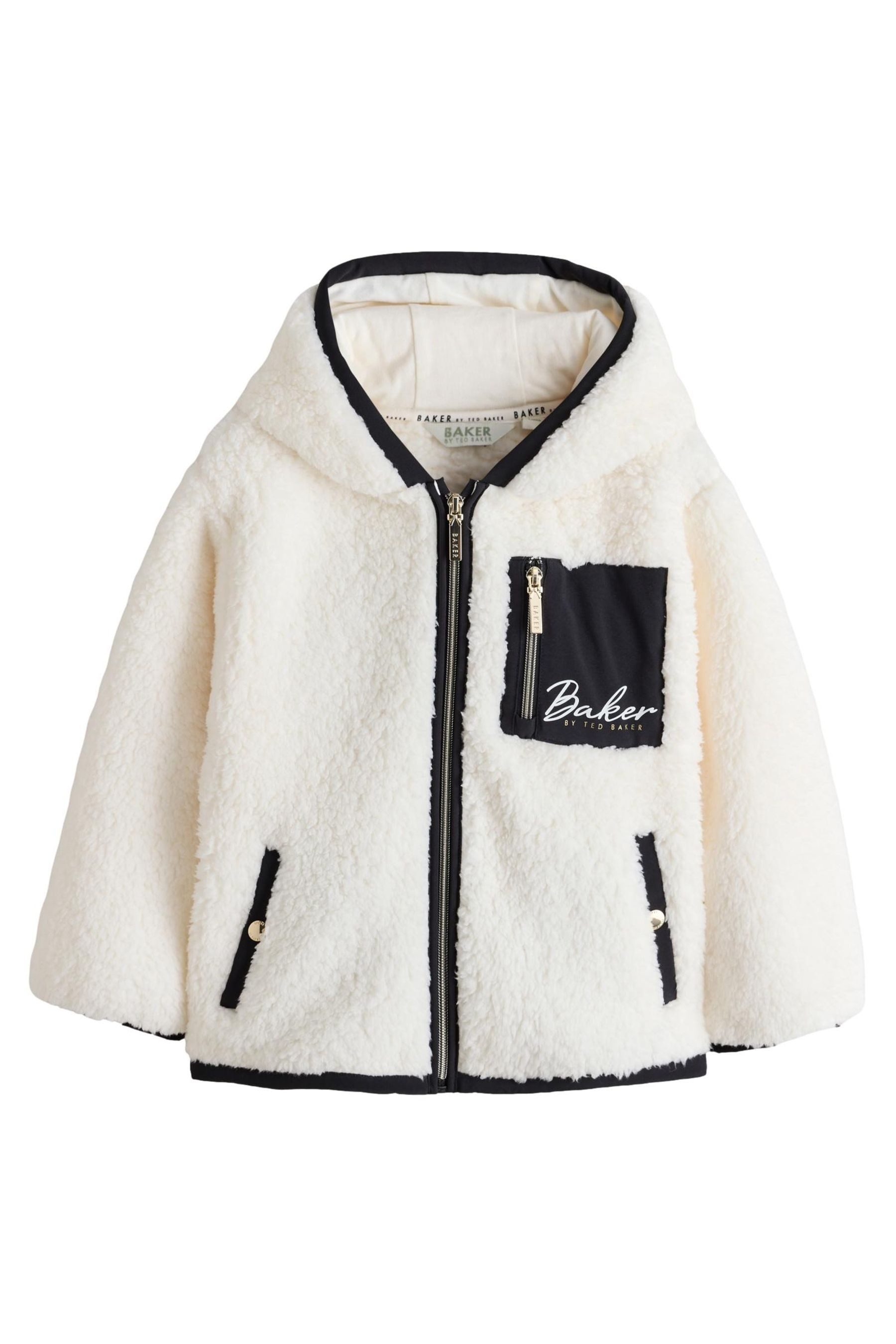Baker by Ted Baker Fleecejacke Baker by Ted Baker Oversized Fit Kapuzenjacke (1-St)