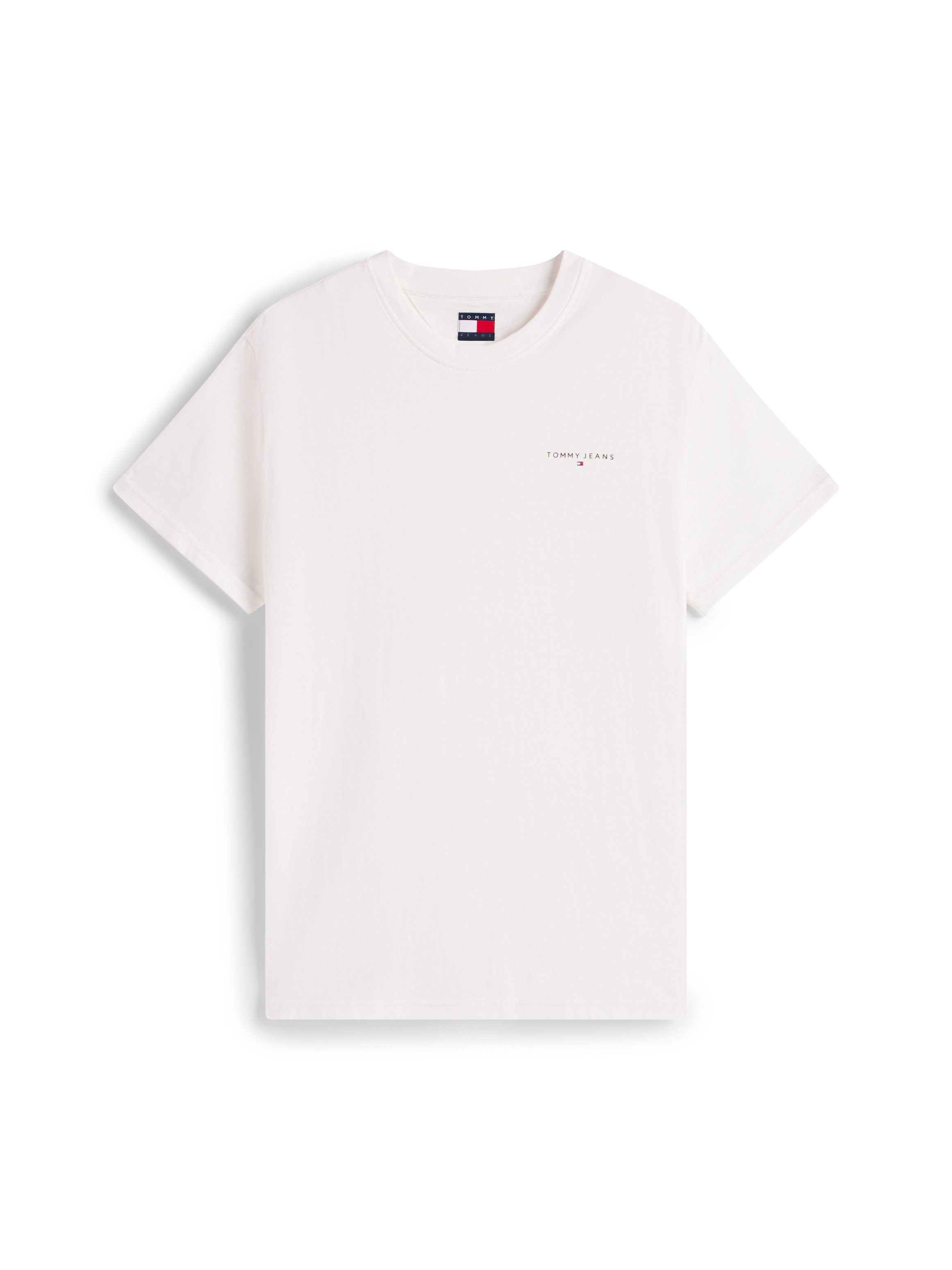 Tommy Jeans T-Shirt TJM SLIM LINEAR CHEST TEE EXT Mit Rundhalsausschnitt – Bild 4 von 5