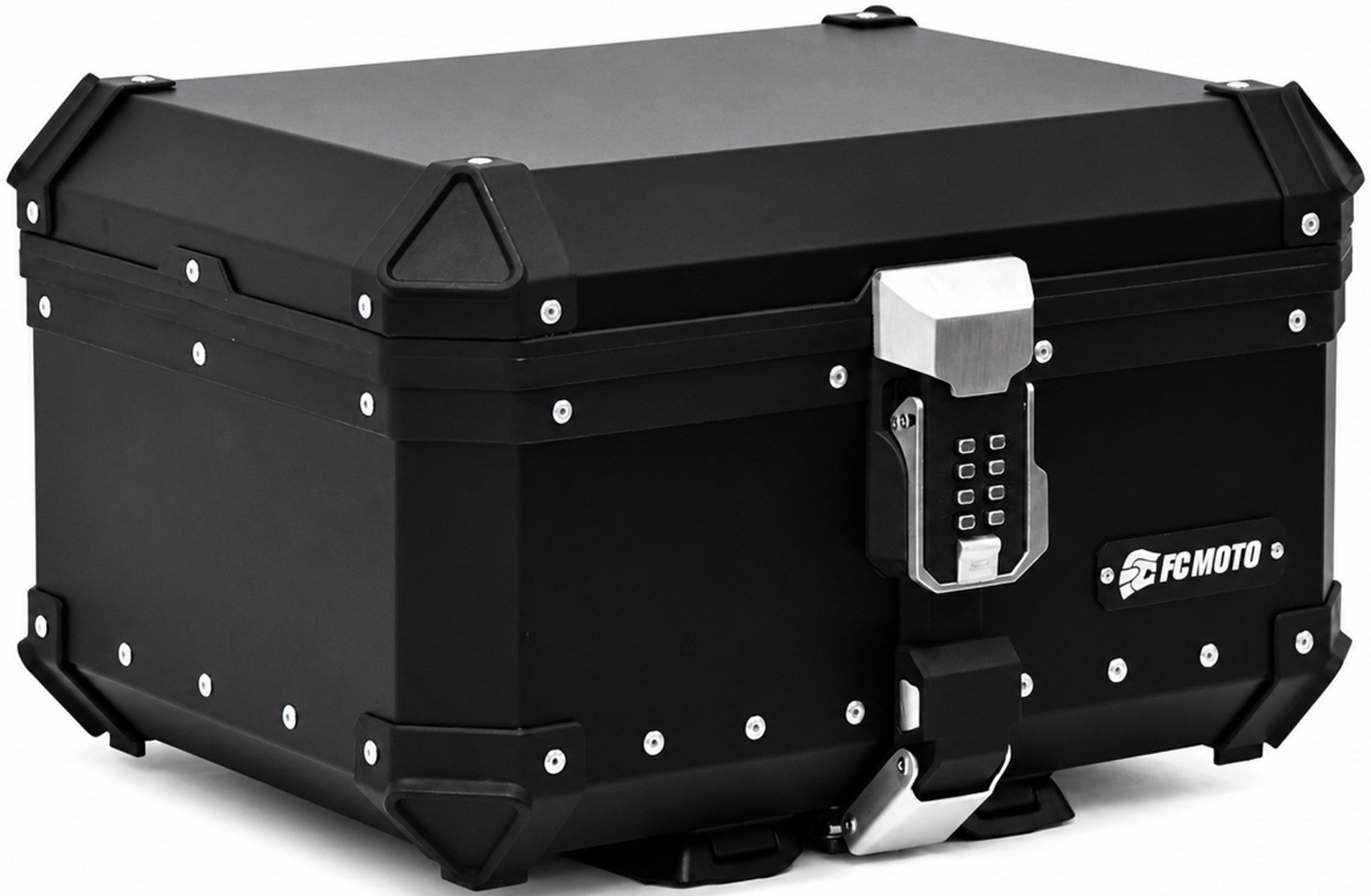 FC-Moto Handgepäck-Topcase Terreno X FLEX 38 L Keyless Alu Topcase/Seitenkoffer, Hartschalenkonstruktion,wasserdicht