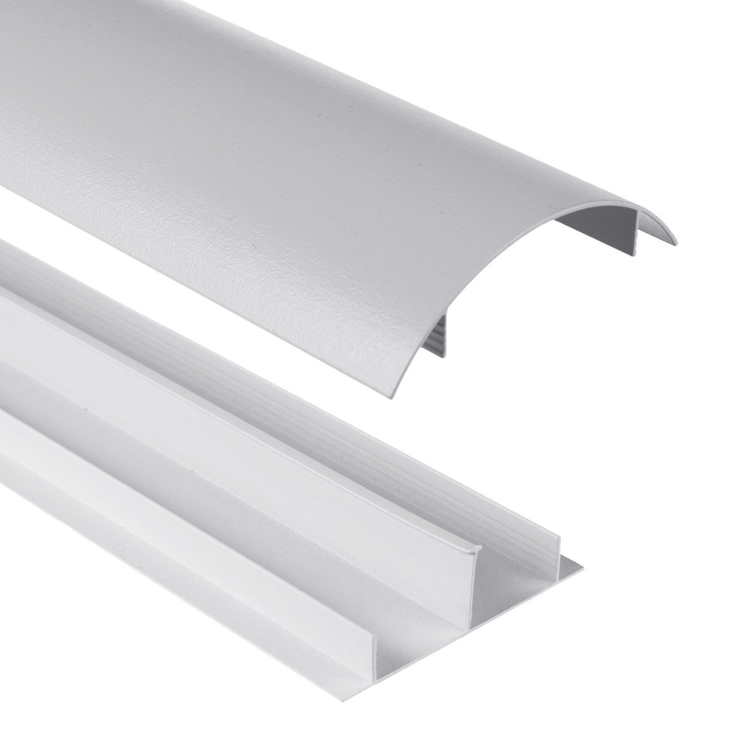 Maclean Kabeldurchfuhr MC-814 Aluminium-Kabelabdeckleiste 75 cm, für die Organisation von Elektro-, HDMI-, Audio- und Internetkabeln