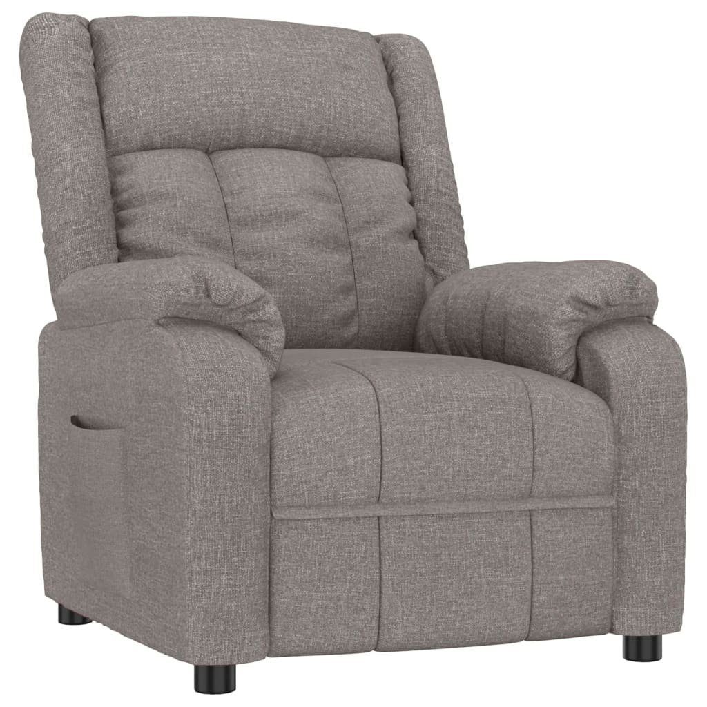 vidaXL Sessel Relaxsessel Taupe Stoff (1-St) günstig online kaufen