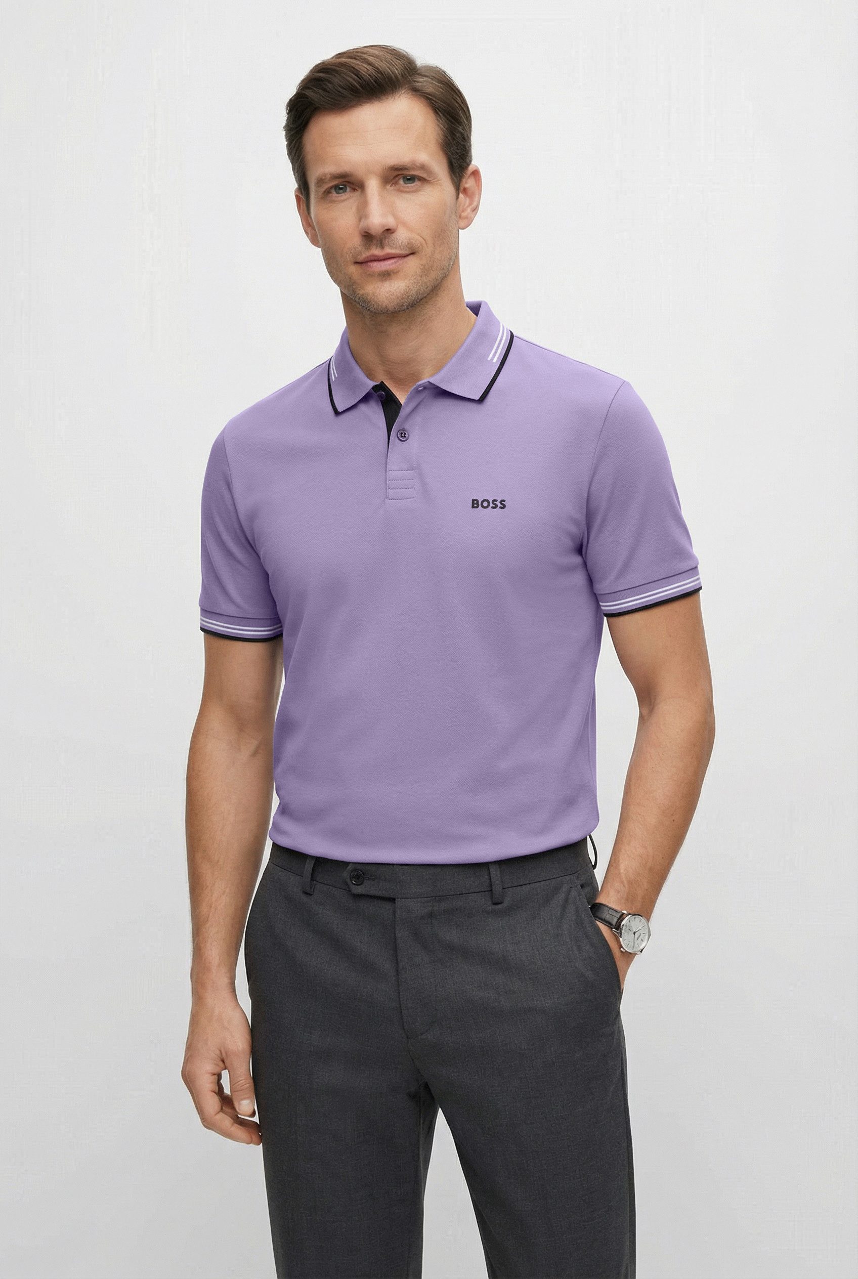 BOSS GREEN Poloshirt Paul mit Polokragen