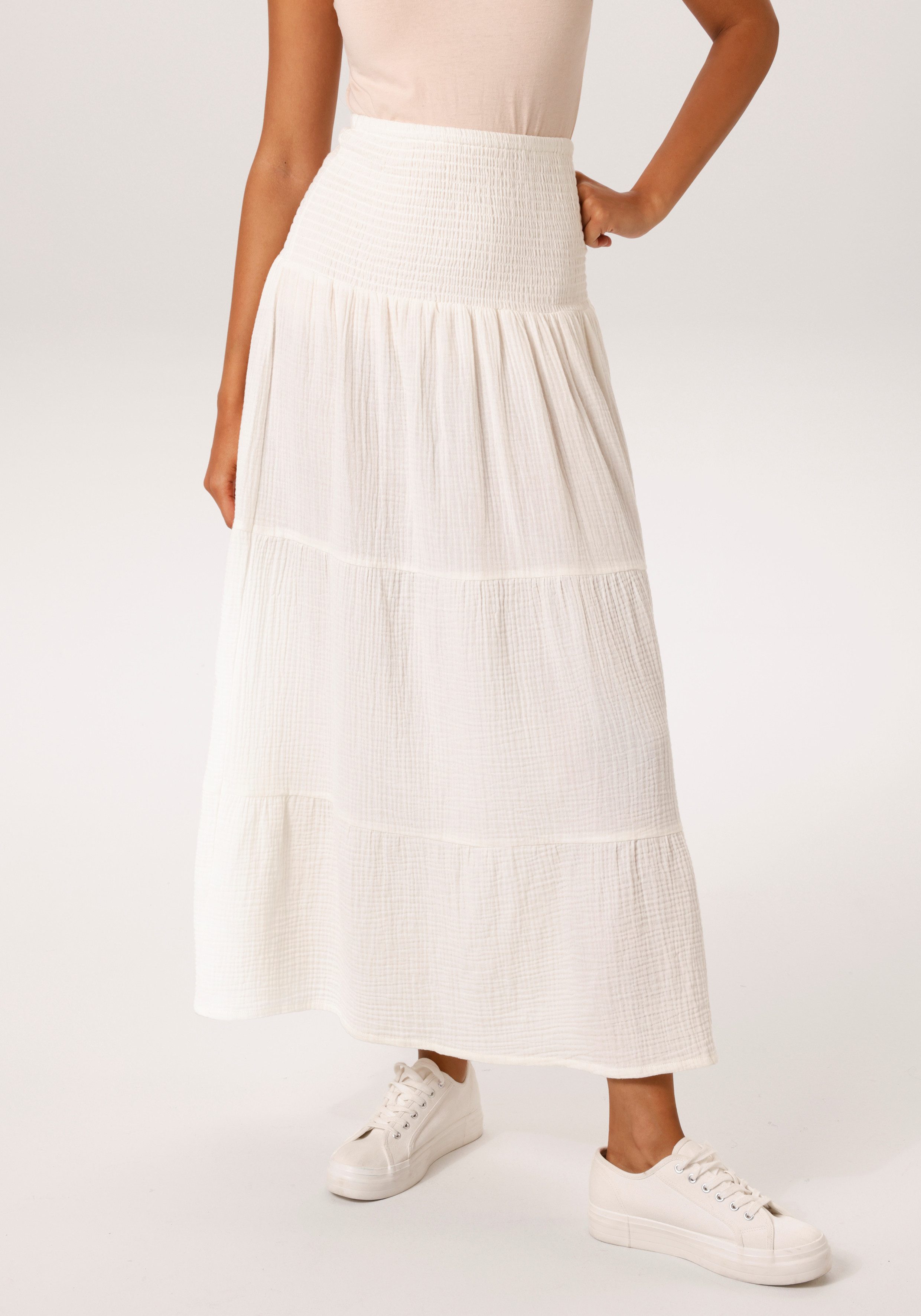 Aniston CASUAL Sommerkleid - auch als Maxirock tragbar - NEUE KOLLEKTION günstig online kaufen