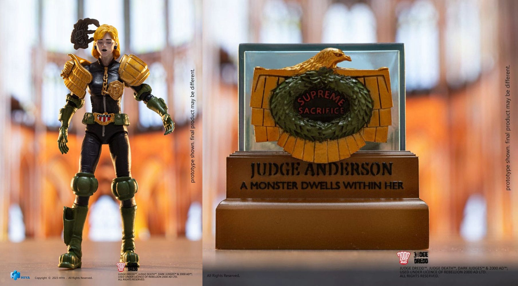 Hiya Toys Actionfigur JUDGE DREDD HALL OF HEROES JUDGE ANDERSON 1/18 PX ACTIONFIGUR