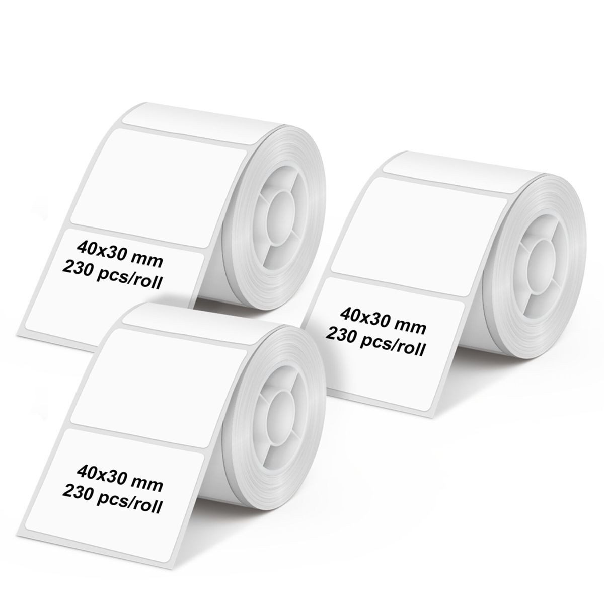 Olympia Etiketten 1x3 Etikettenrolle 40 mm x 30 mm (690 Stück)