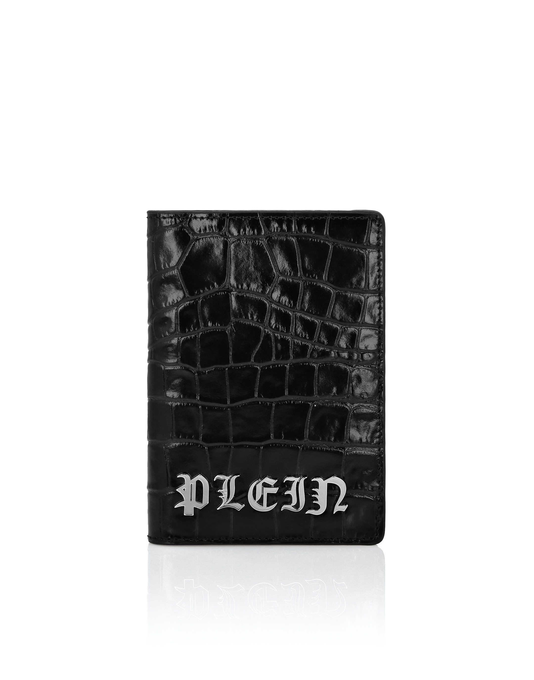 PHILIPP PLEIN Dokumententasche Gothic Plein Crocco Print
