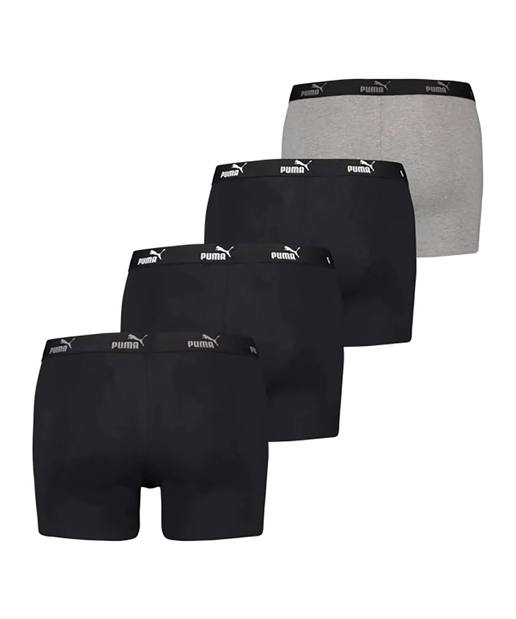 PUMA Boxershorts Promo Elements Solid Boxer 4er Pack günstig online kaufen