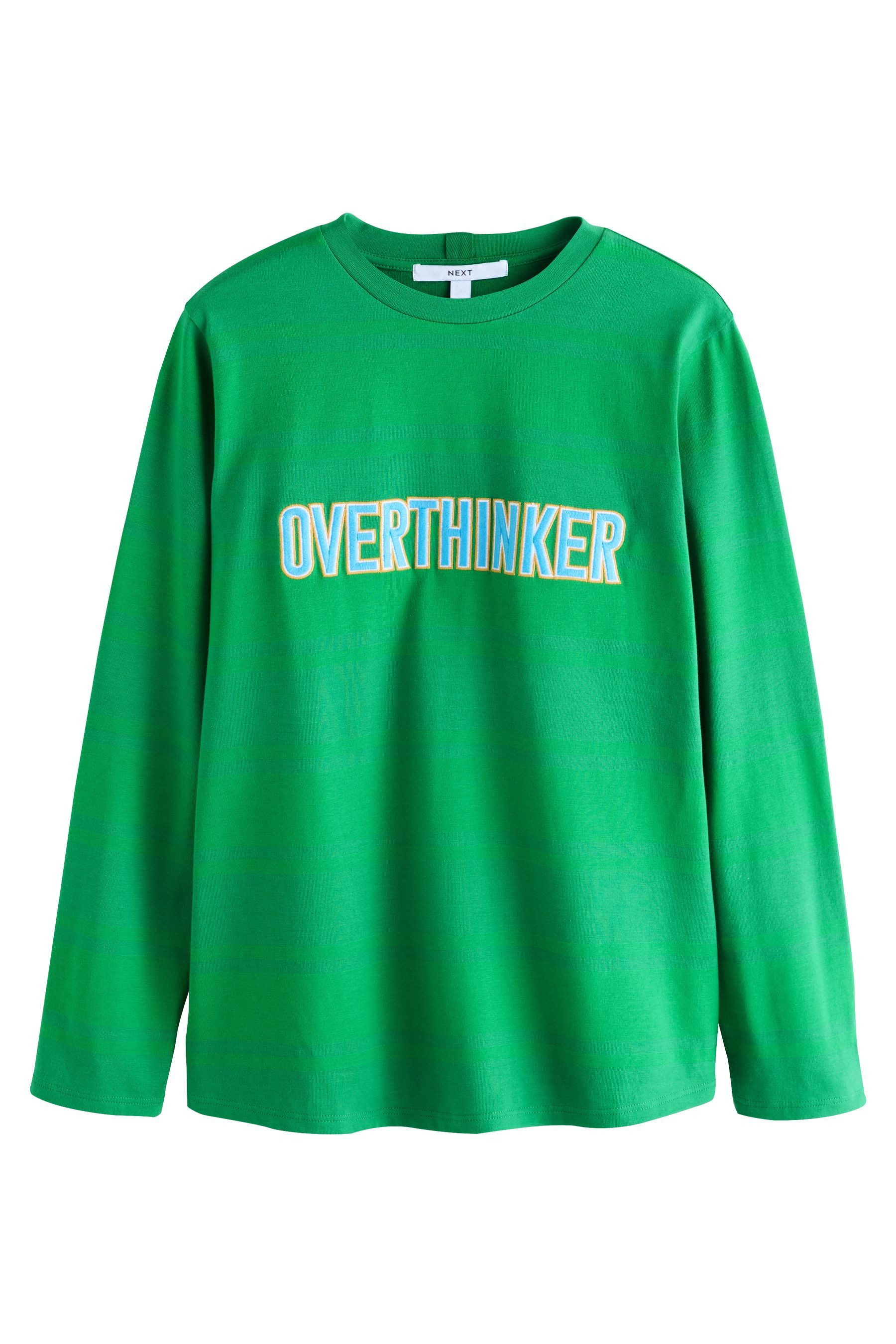 T-Shirt Langarmshirt aus schwerem Stoff