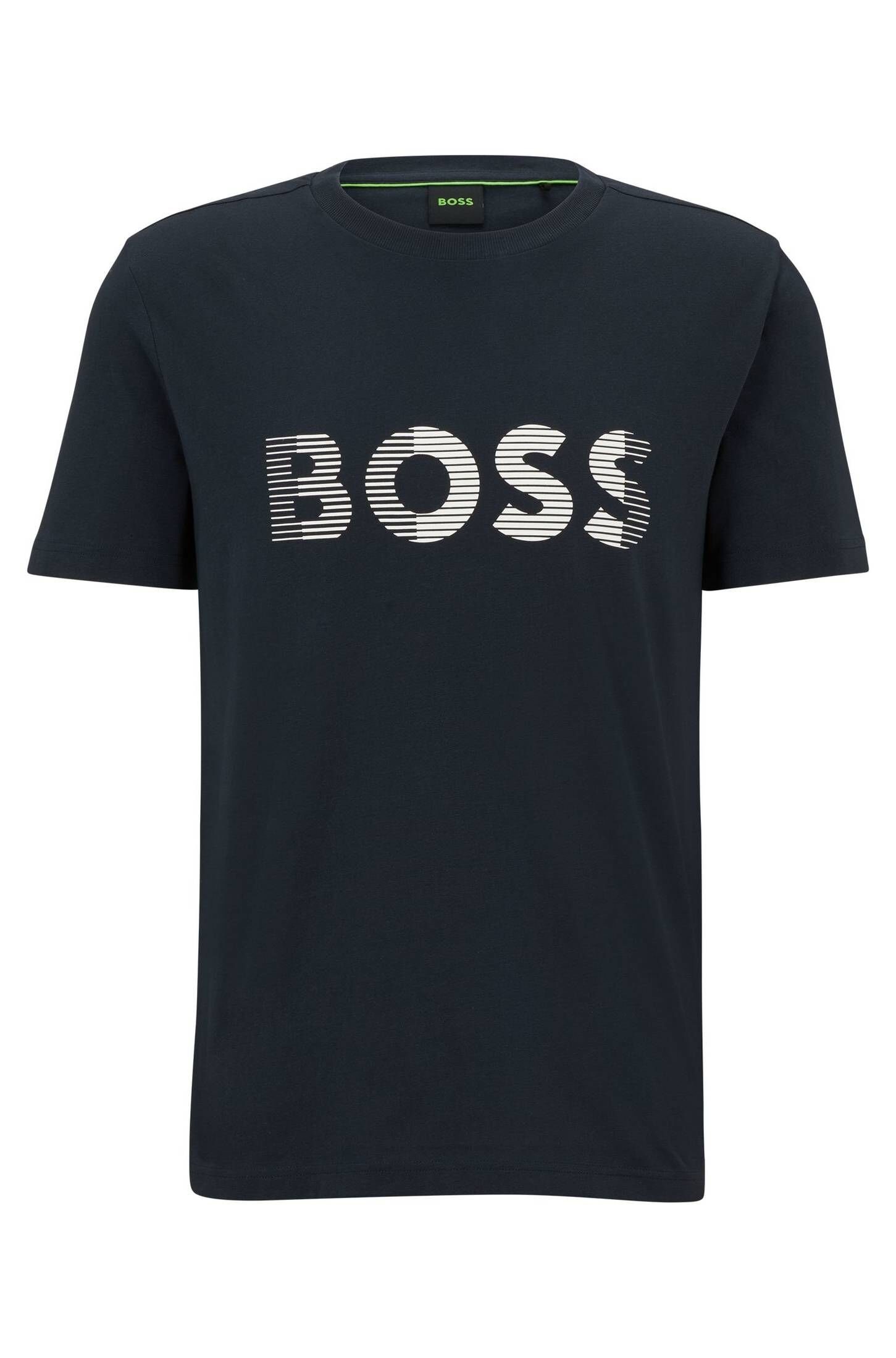 BOSS T-Shirt Herren T-Shirt TEE 1 (1-tlg) marine (52)