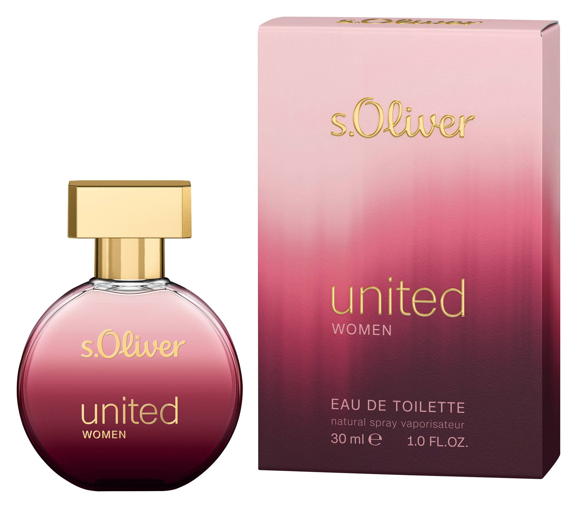s.Oliver Eau de Toilette UNITED, EdT 30 ml Natural Spray