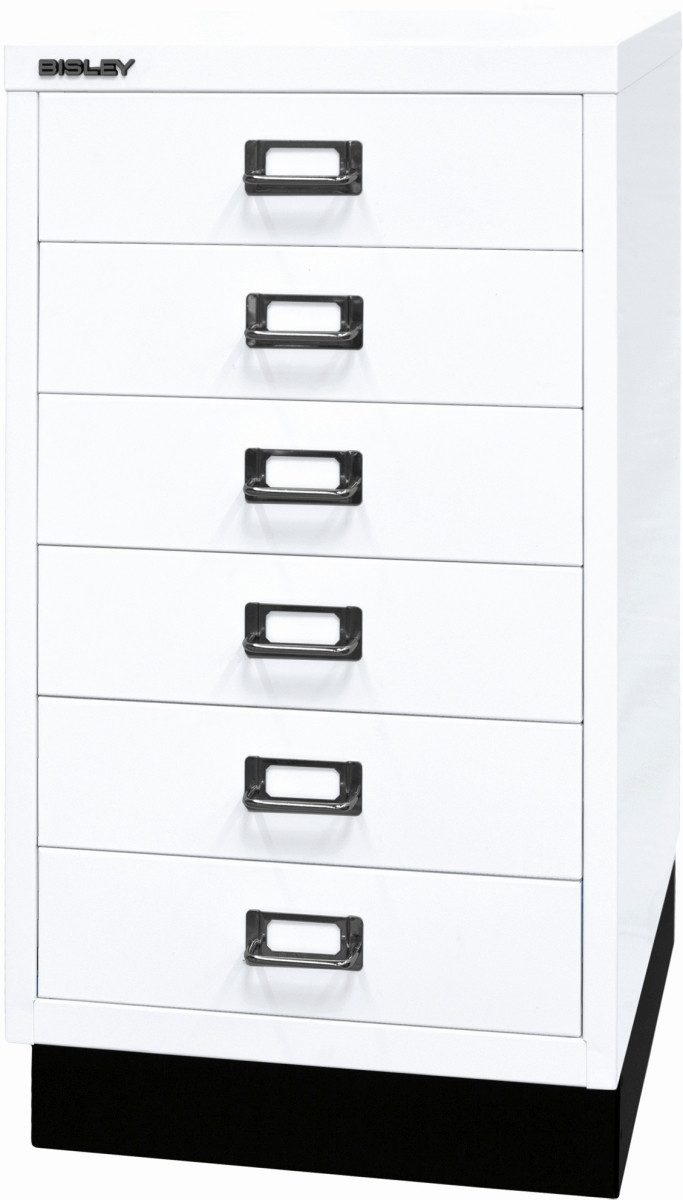 Bisley Aktenschrank Schubladenschrank MultiDrawer 29er Serie Sockel A3 6 Schubladen verkeh