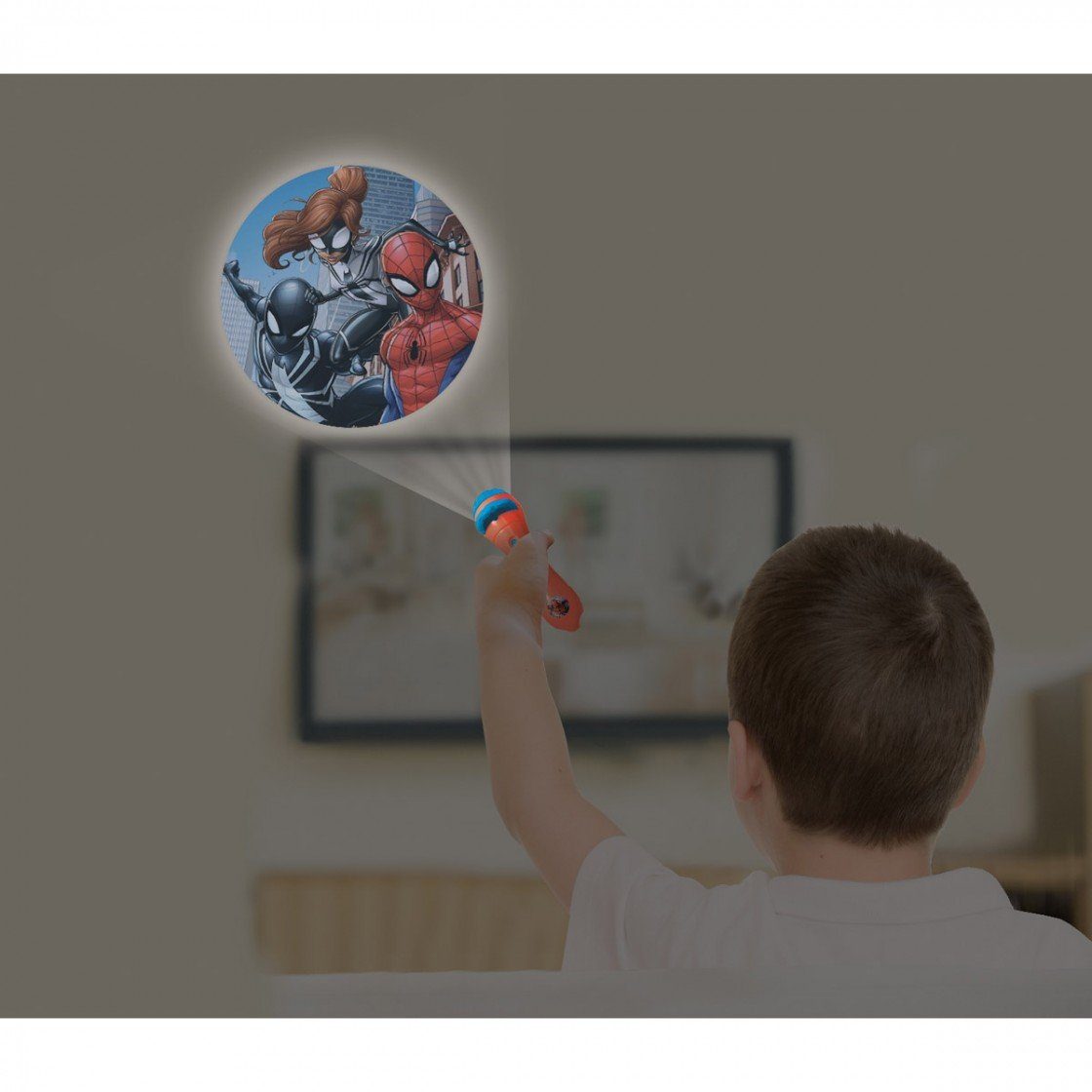 Geschichten Taschenlampe Lexibook® Projektor Taschenlampe Spider-Man