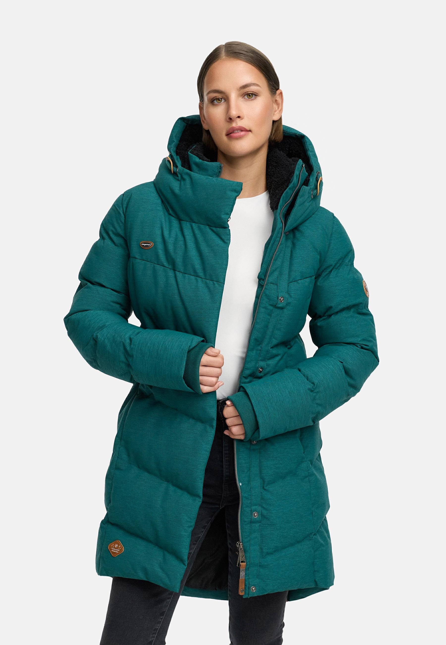 Ragwear Wintermantel Pavla stylischer Winterparka mit Teddyfutter und Kapuze – Bild 5 von 5