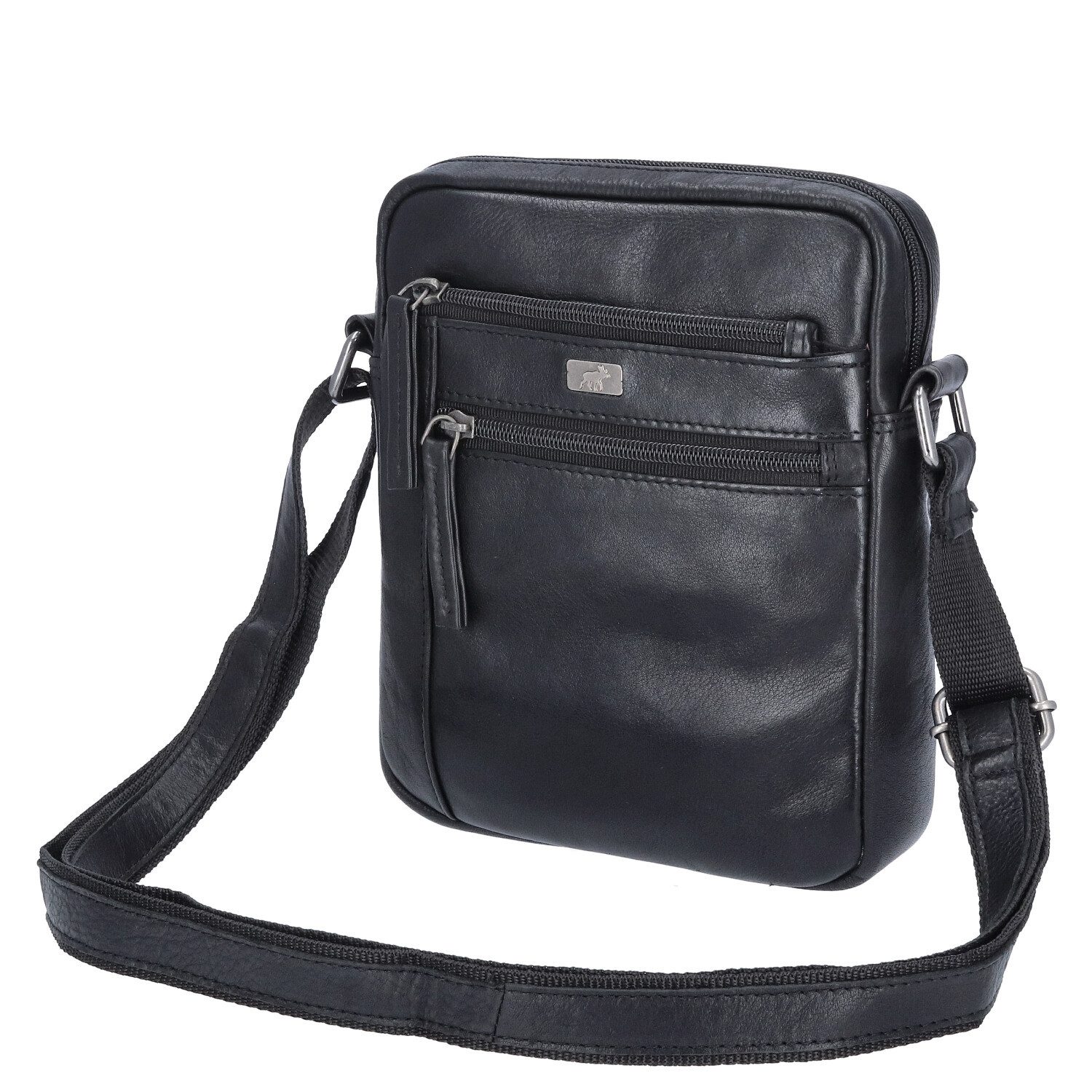 The Skandinavian Brand Umhängetasche The Skandinavian Brand Leder Umhängetasche Black (1-tlg)
