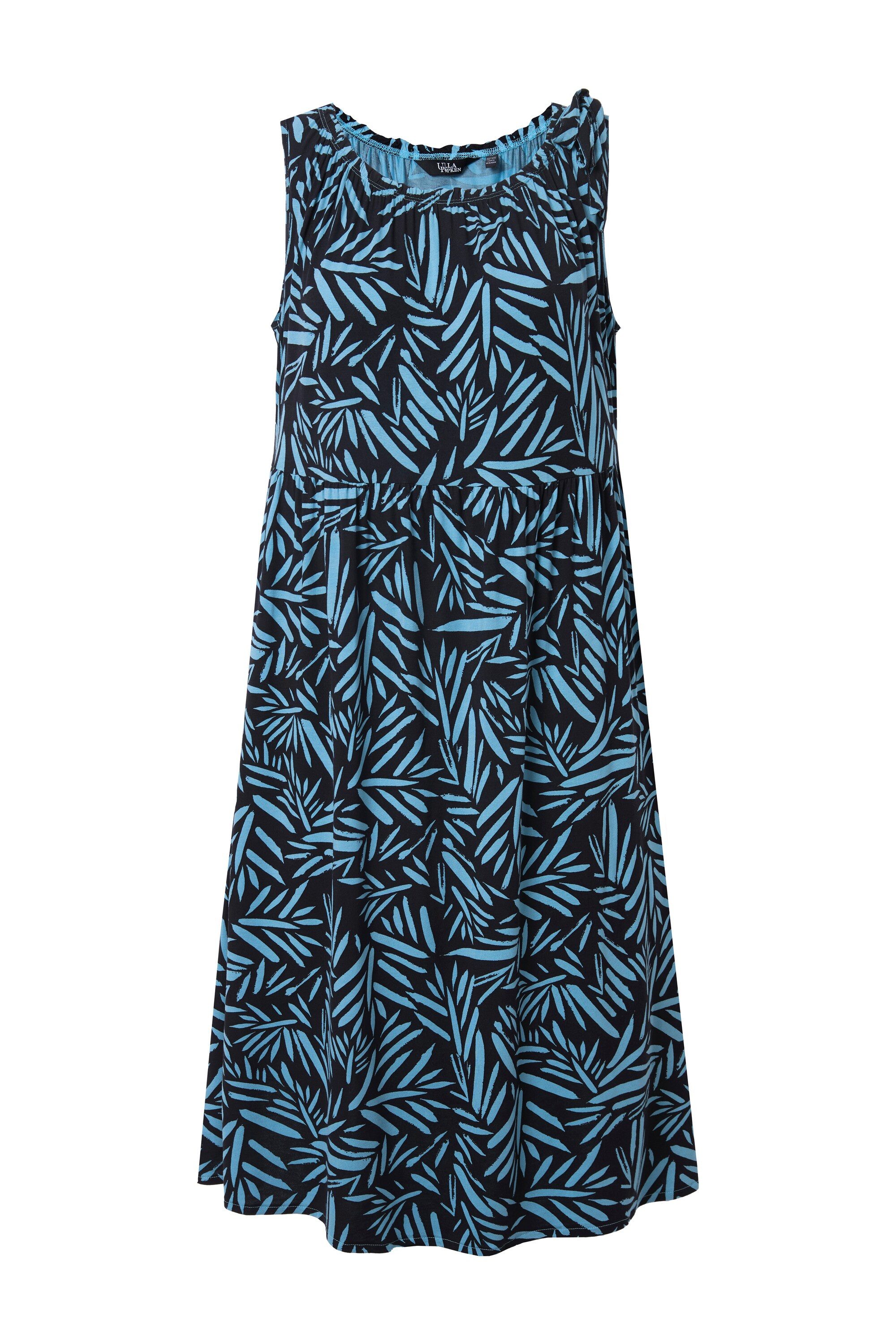 Ulla Popken Midikleid Jerseykleid geraffter Ausschnitt günstig online kaufen