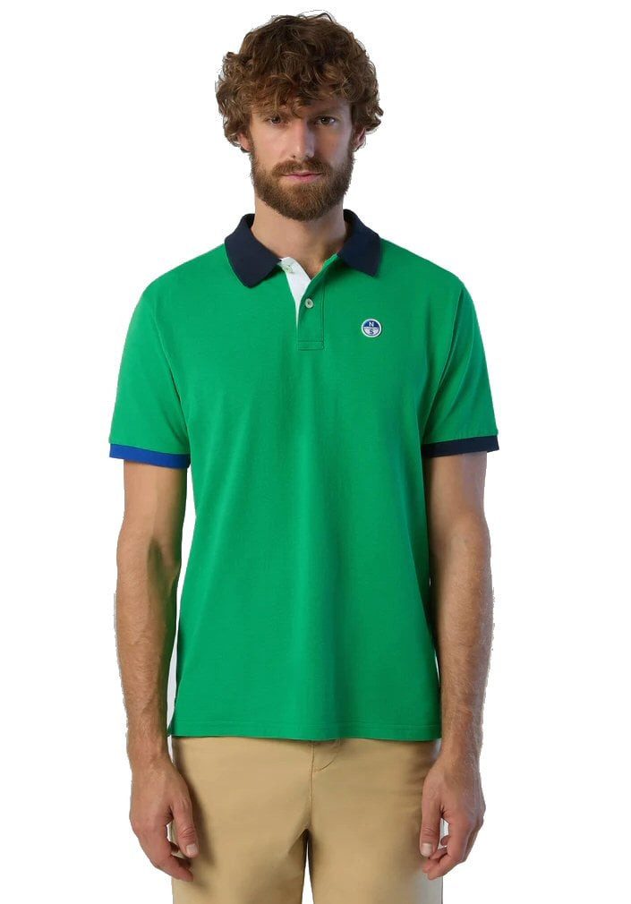 North Sails Poloshirt (Baumwolle) grün Herren