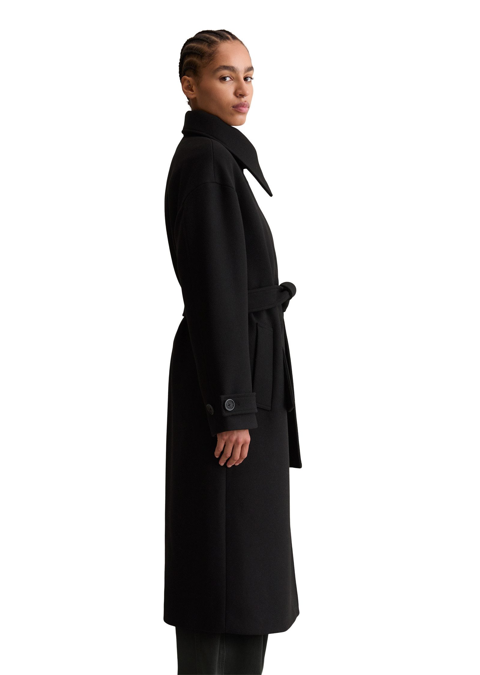 Marc O'Polo DENIM Wollmantel mit recycelter Wolle günstig online kaufen