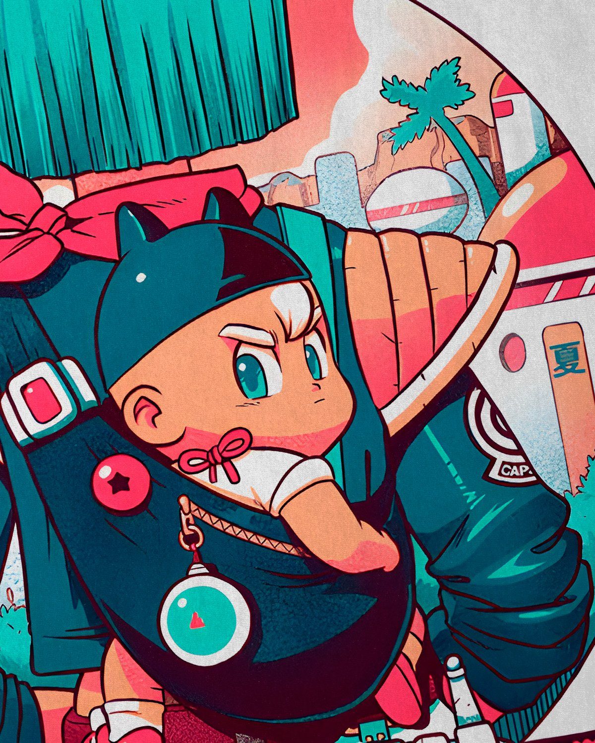 style3 T-Shirt Be Bulma super dragonball z gt songoku breakers daima günstig online kaufen