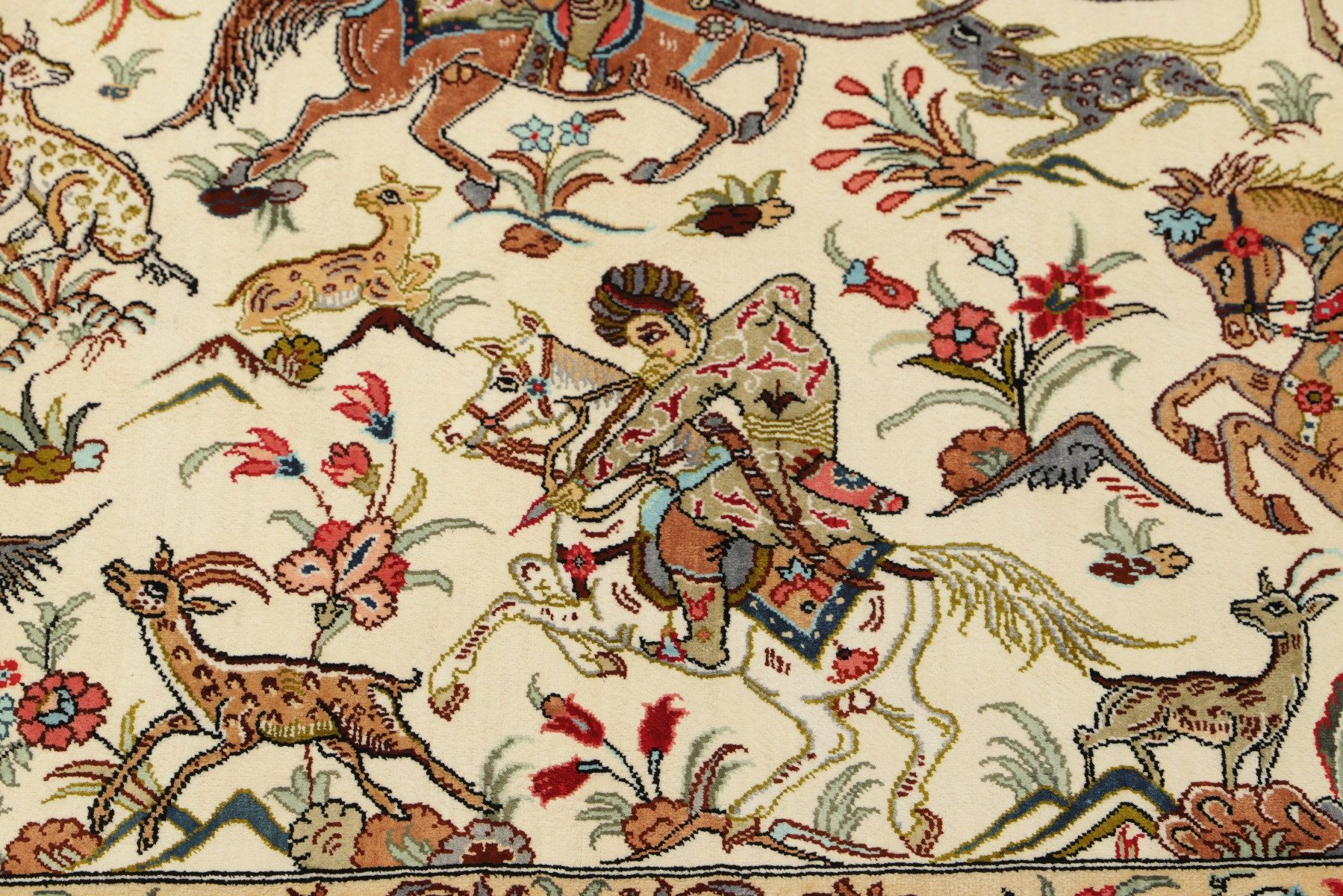 Carpet Avenue Teppich Ghom Seide Bildteppich 120x80, Rechteck, Höhe: 6 mm