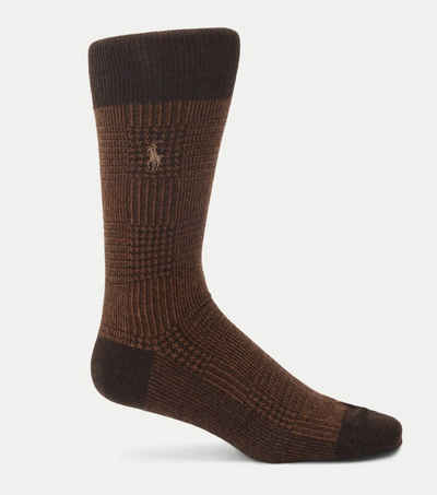 Ralph Lauren Freizeitsocken POLO RALPH LAUREN Носки Karo Socks Wool Plaid Pattern Made in Japan O