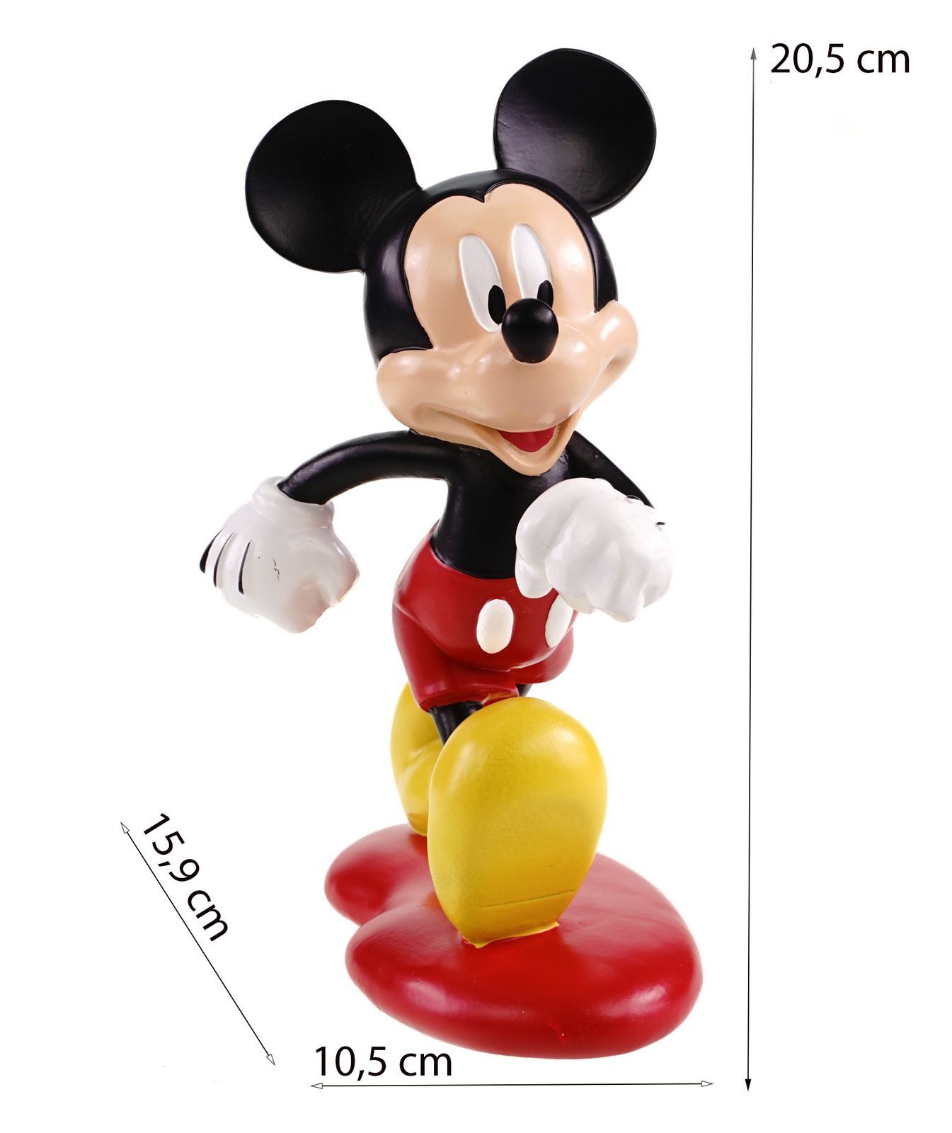 Disney Gartenfigur Mickey Mouse Wetterfeste Dekoration für Garten Zuhause 20 cm