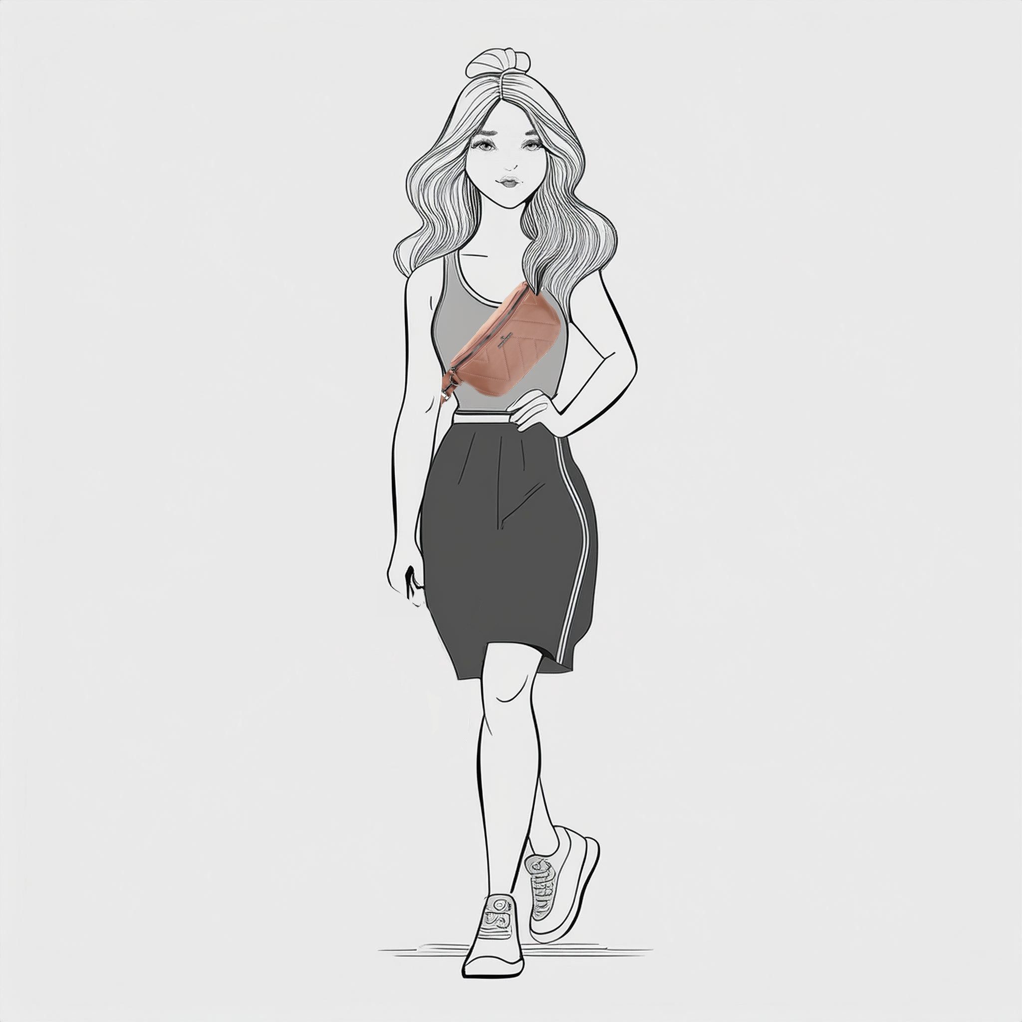 Enrico Benetti Bauchtasche Umhängetasche Crossbodytasche aus Lederimitat (D günstig online kaufen