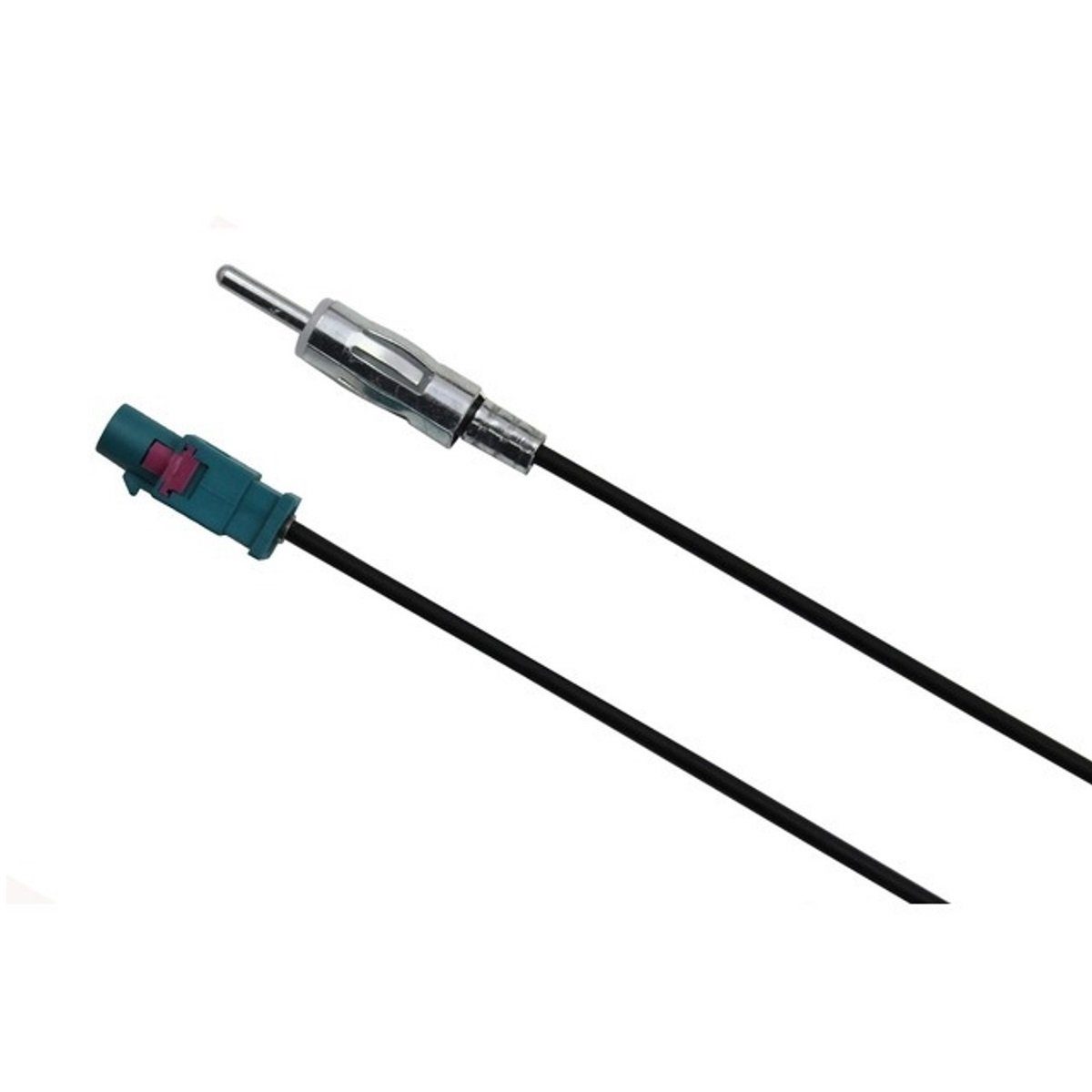 AIV Antennen-Adapter DIN auf Fakra Audio- & Video-Kabel, Din-разъем, Din-разъем, Auto-Radio DIN Antennen-Anschluss Din-разъем 150 Ohm auf Fakra-Buchse