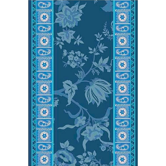 Bassetti Handtuch Bassetti Handtuch Gästetuch Duschtuch GENOVA V.B1 - blau Frottee (1-St) rechteckig