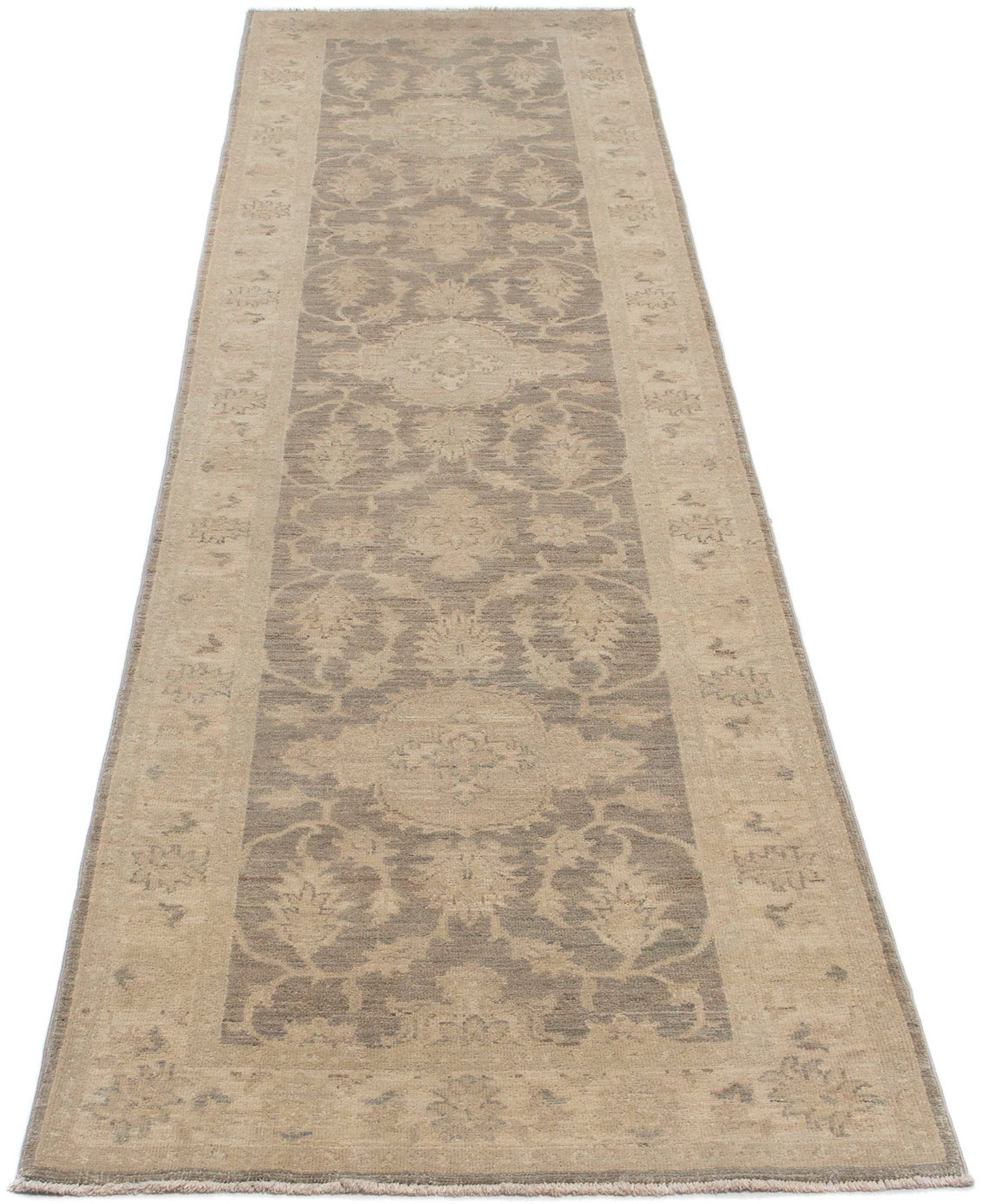 Orientteppich Ziegler - 304 x 76 cm - beige, morgenland, rechteckig, Höhe: 6 mm, Wohnzimmer, Handgeknüpft, Einzelstück mit Zertifikat