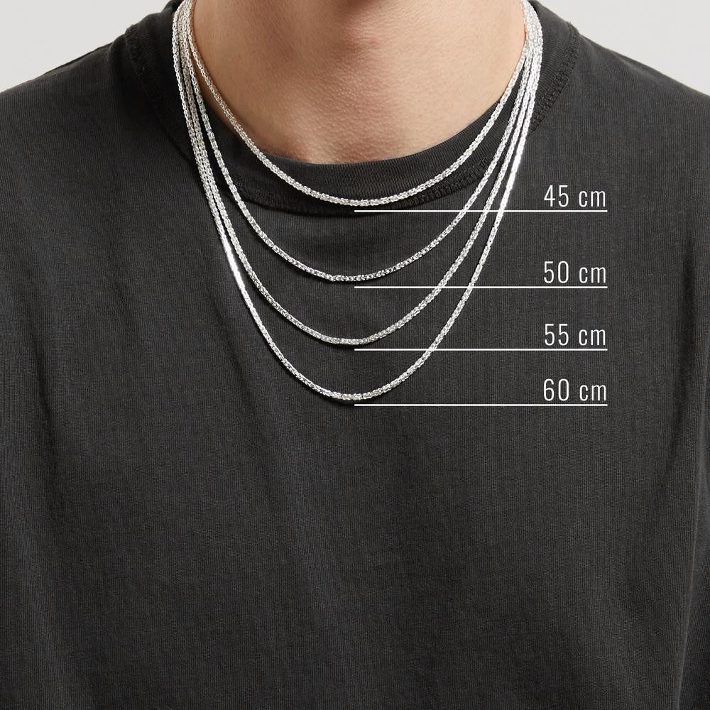 JEWLIX Königskette 925 Sterlingsilber in 2mm Stärke KK0020