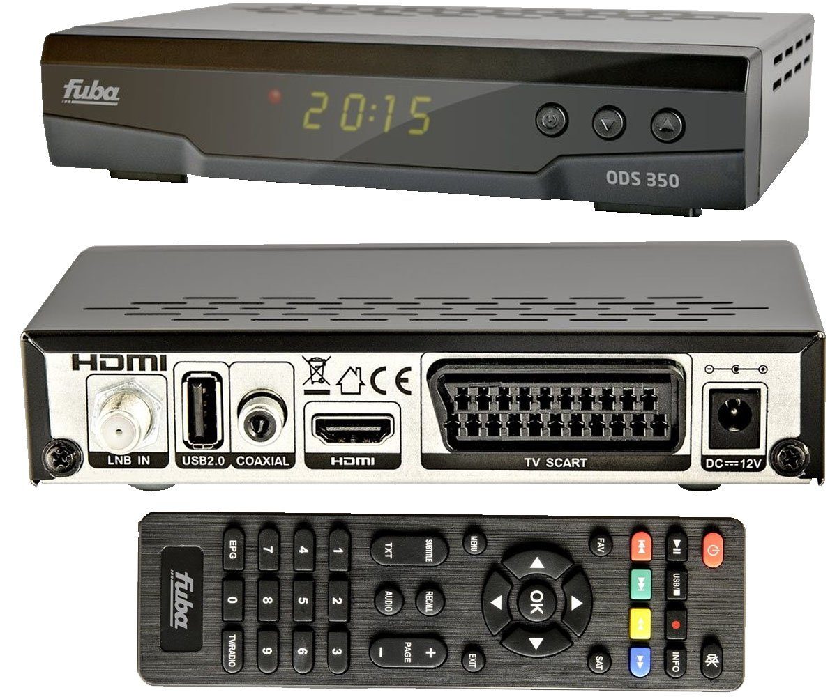 fuba Fuba ODS 350 HDTV Digitaler Sat Satelliten Receiver Satellitenreceiver SAT-Receiver
