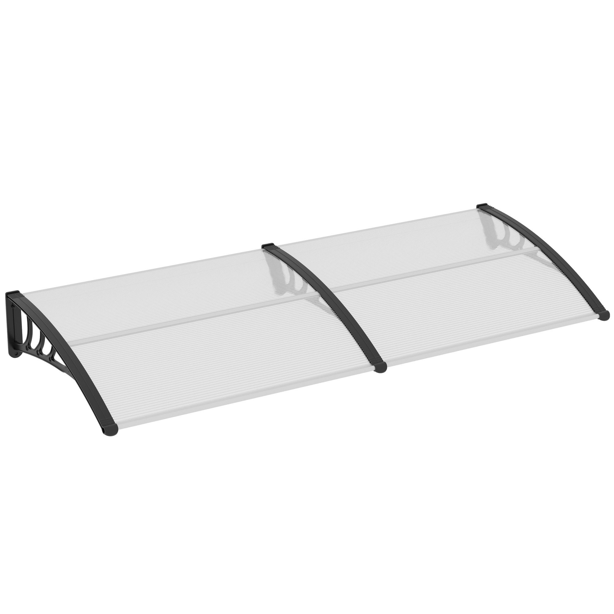 FELIXLEO Pavillon Pultvordach Vordach für Haustür 75x195x23 cm Überdachung aus 5mm