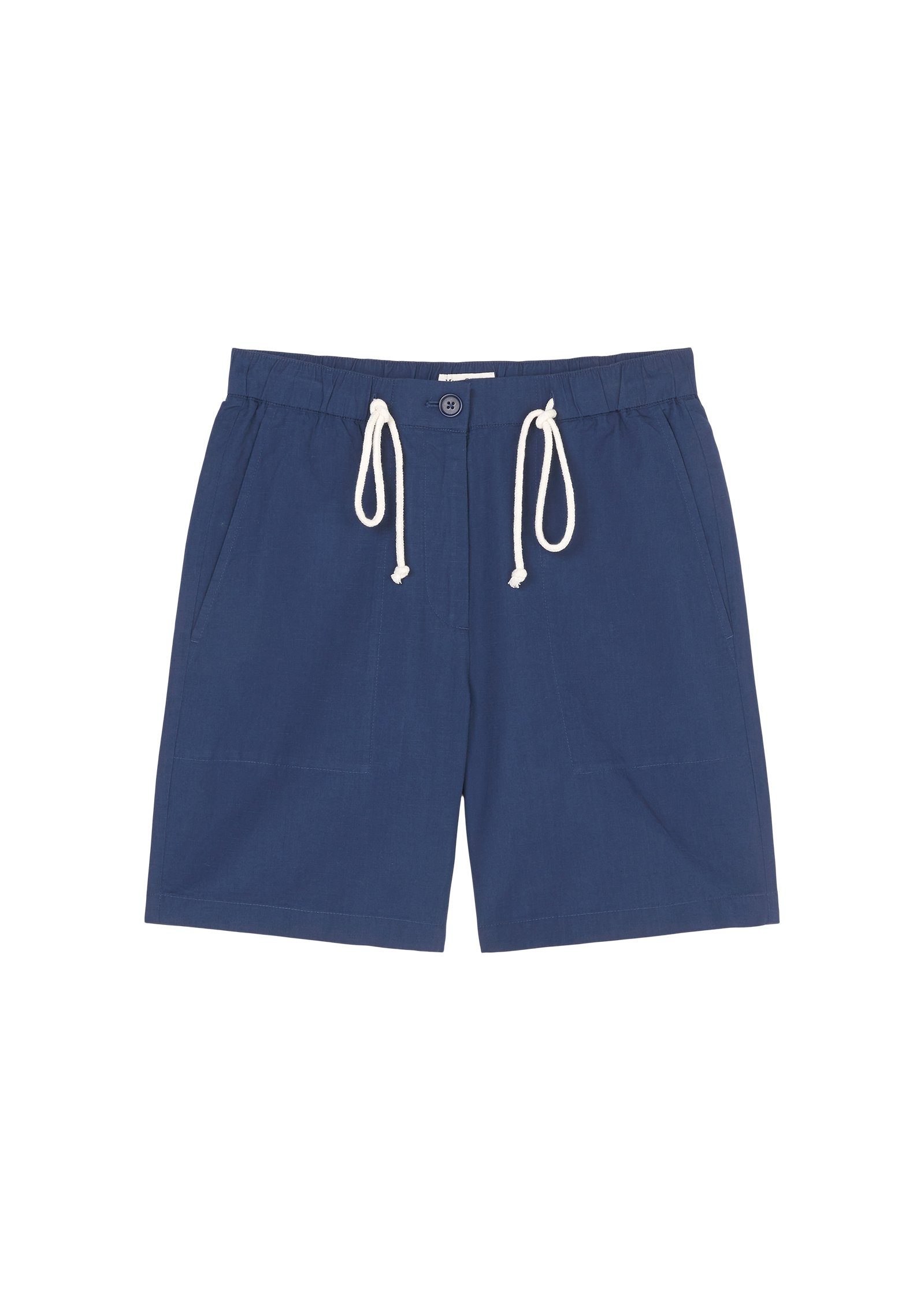 Damen Hosen Marc O'Polo Shorts aus Baumwolle-Leinen-Mix