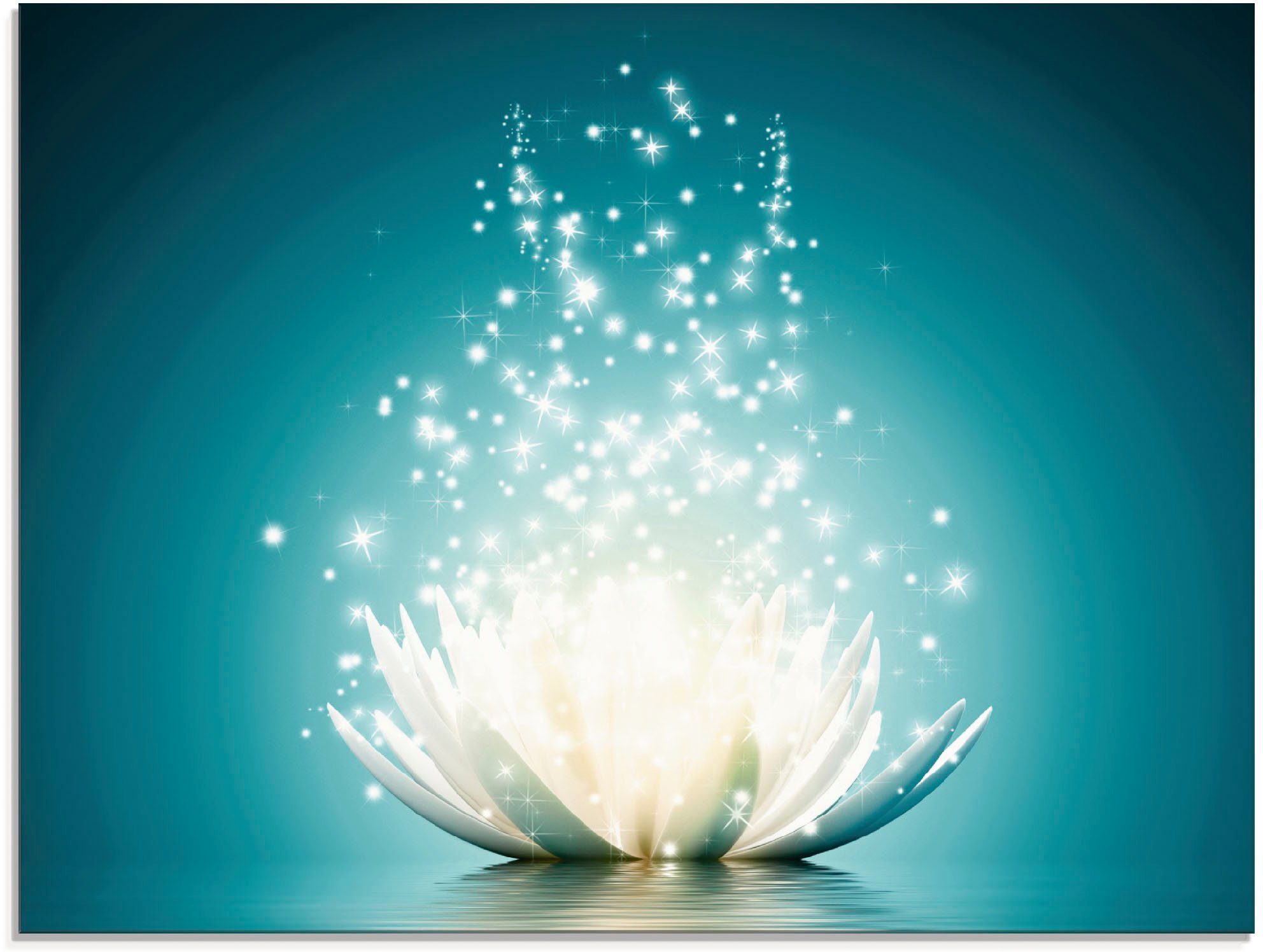 Artland Glasbild Magie der Lotus-Blume, Blumen günstig online kaufen