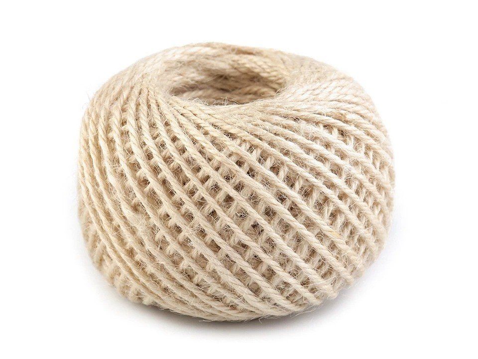 Diademita Jute Schnur Ø2 mm Bastelgarn, (Set)
