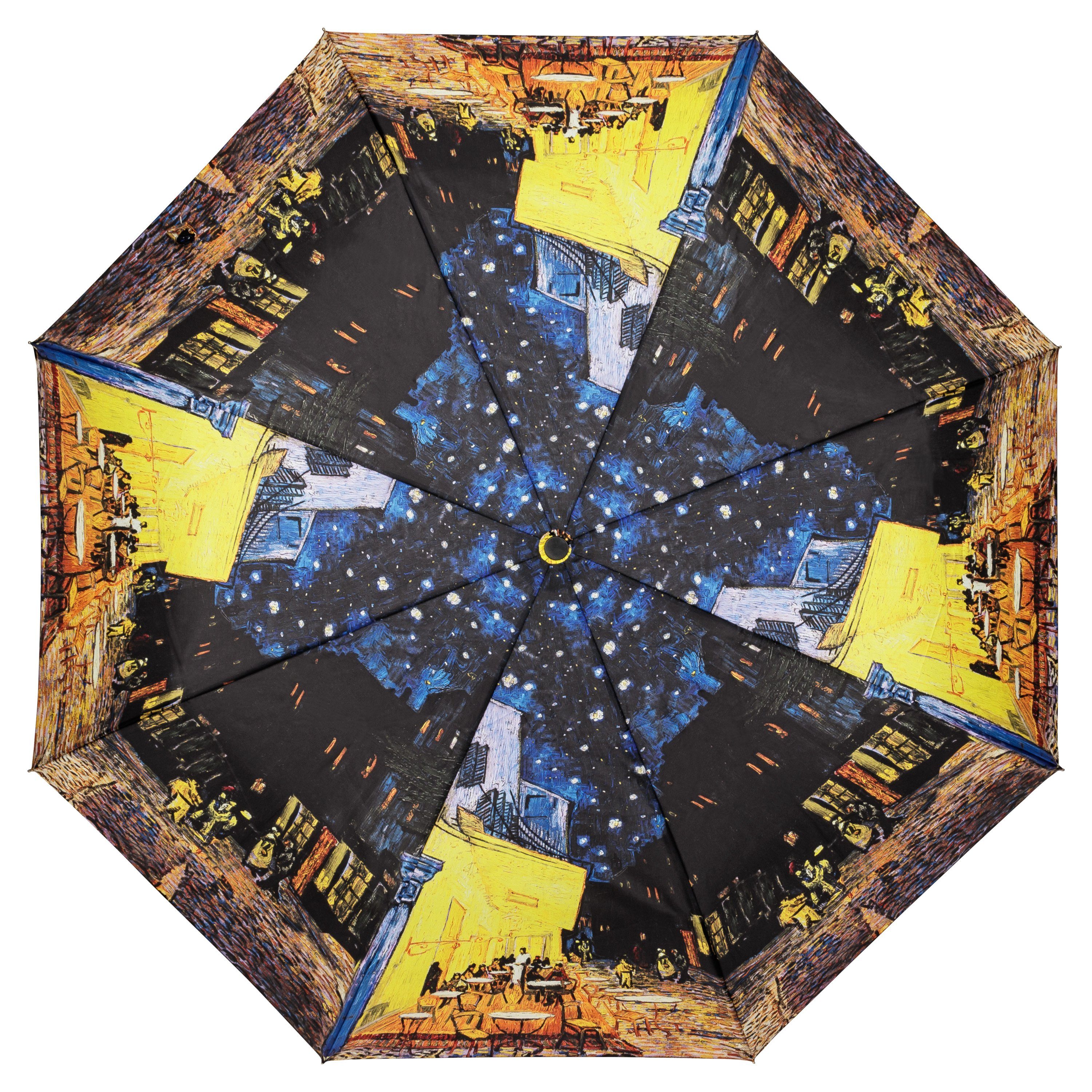 Taschenregenschirm Leicht van Gogh: Motivschirm Kunst Motiv Vincent Nachtcafé Lilienfeld von