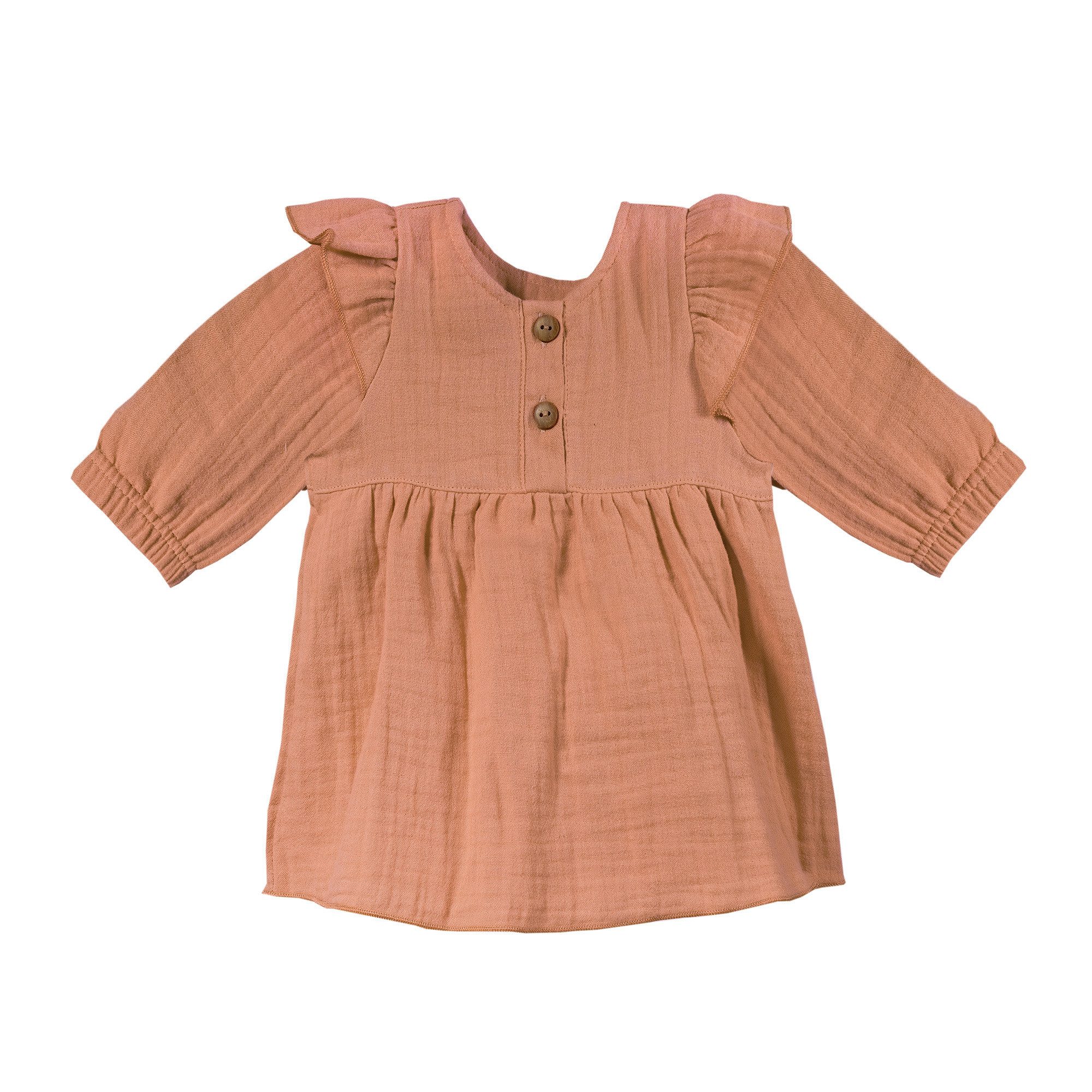 MAXIMO Shirtbluse GOTS BABY GIRL-Bluse 3/4 Arm Musselin (1-tlg)
