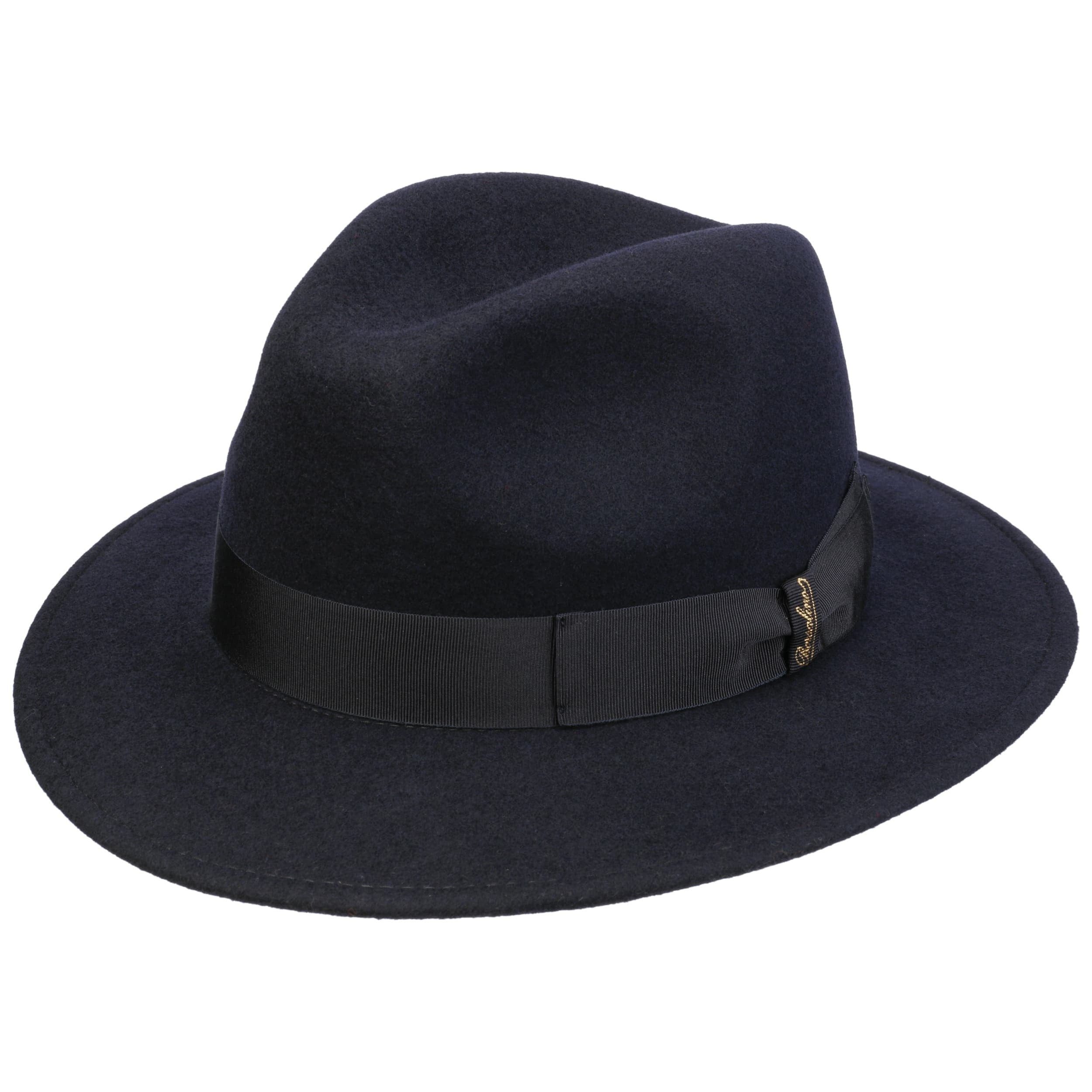 Borsalino Filzhut (1-St) Wollfilzhut mit Ripsband, Made in Italy