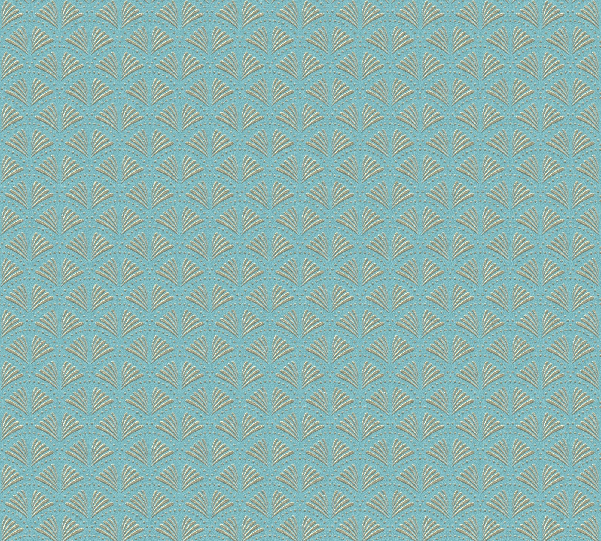 blau/grün/metallic A.S. Vliestapete Création Trendwall, Deco Tapete Art gemustert, Glitzertapete