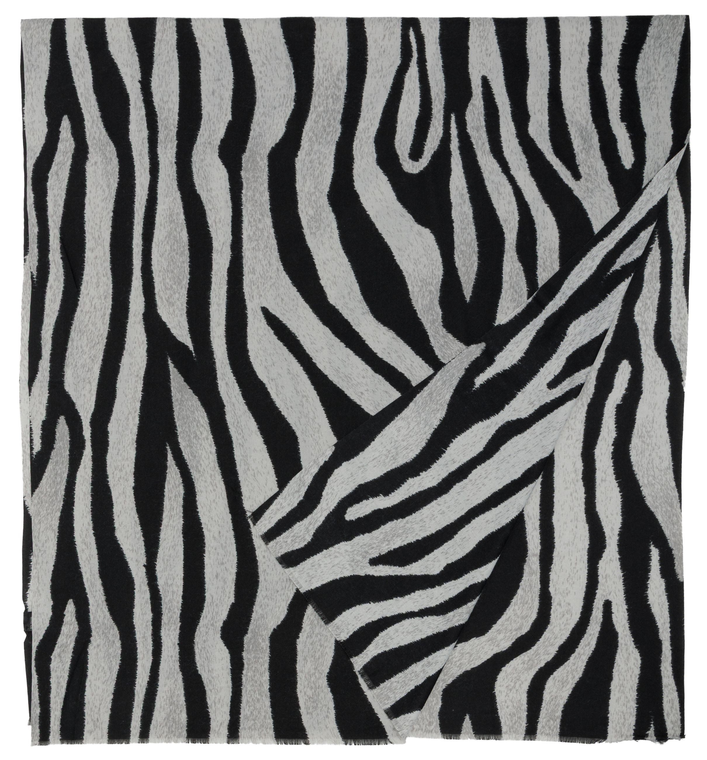 Caspar Modeschal Warmer Damen Schal Halstuch mit Zebra Motiv - SC548, für H günstig online kaufen