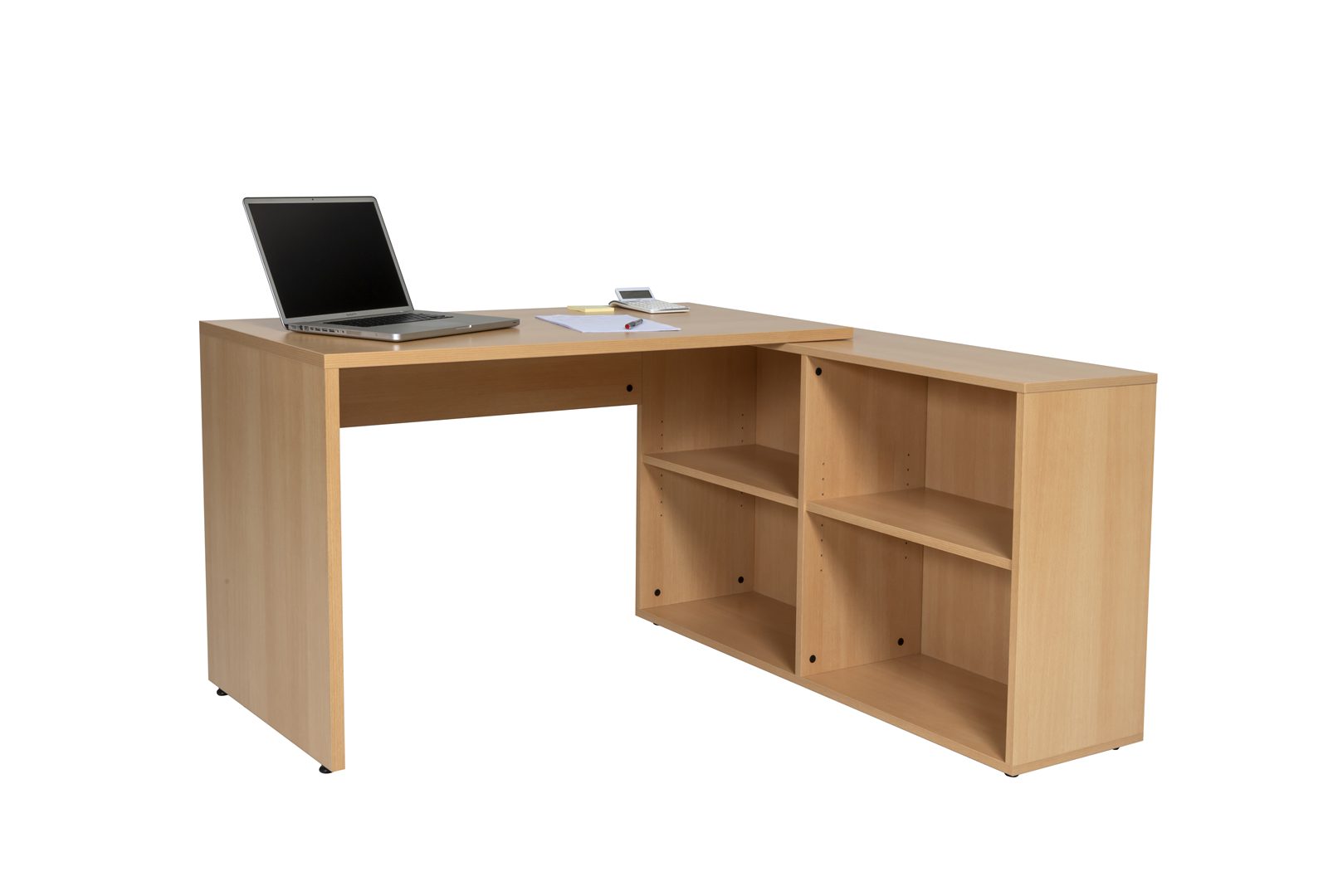 Furni24 Schreibtisch Homeoffice Schreibtisch N-Home Buche