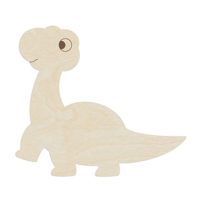 WANDStyle Wanddekoobjekt "Dino Brachiosaurus" aus Holz, Pappel