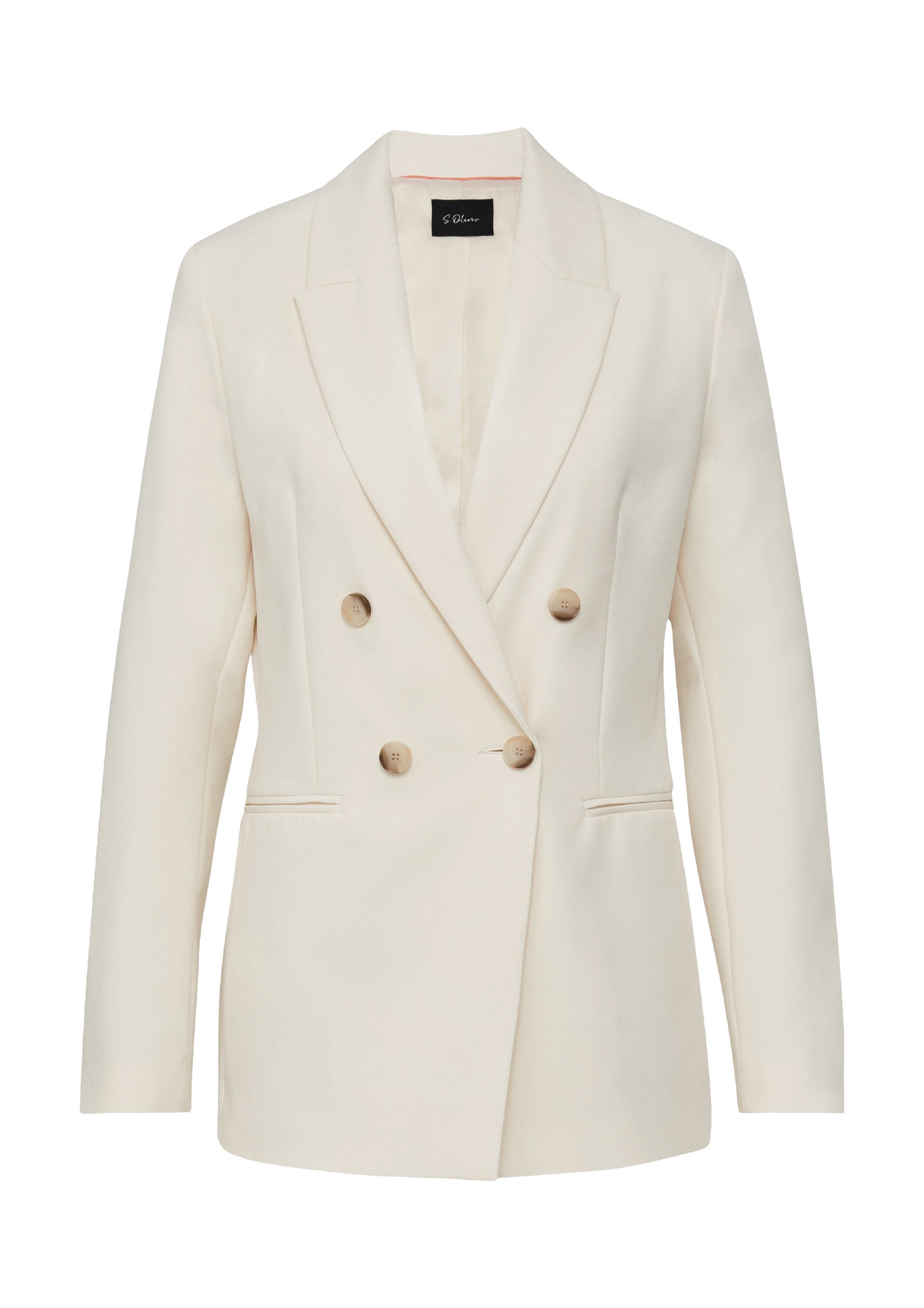 s.Oliver Jackenblazer Indoor-Blazer Blazer mit Reverskragen günstig online kaufen