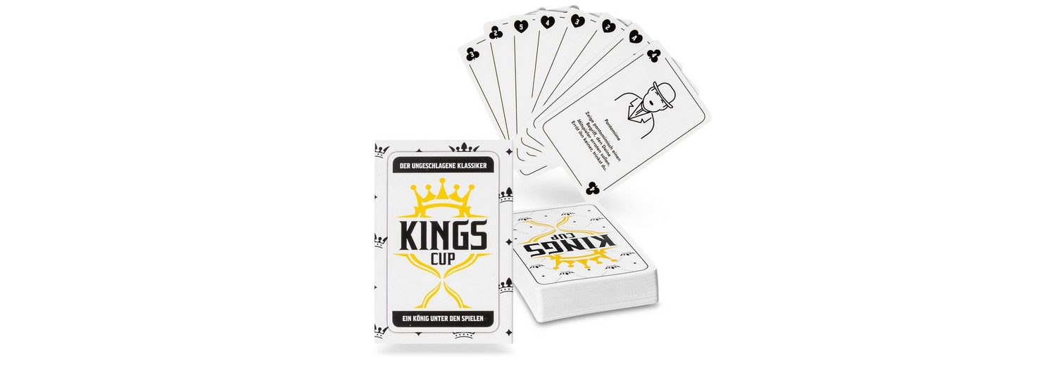 Goods+Gadgets Spiel, Kings Cup PartySpiel »Kartenspiel«, 2.0 Version mit 52 Karten online