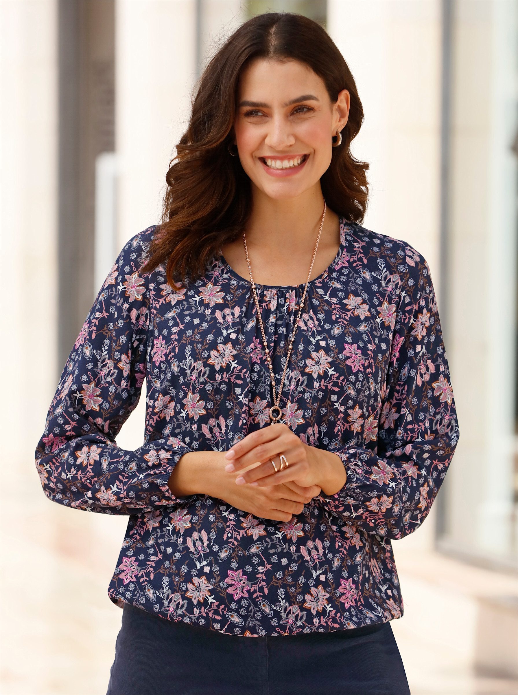 Witt Klassische Bluse Bluse Langarm